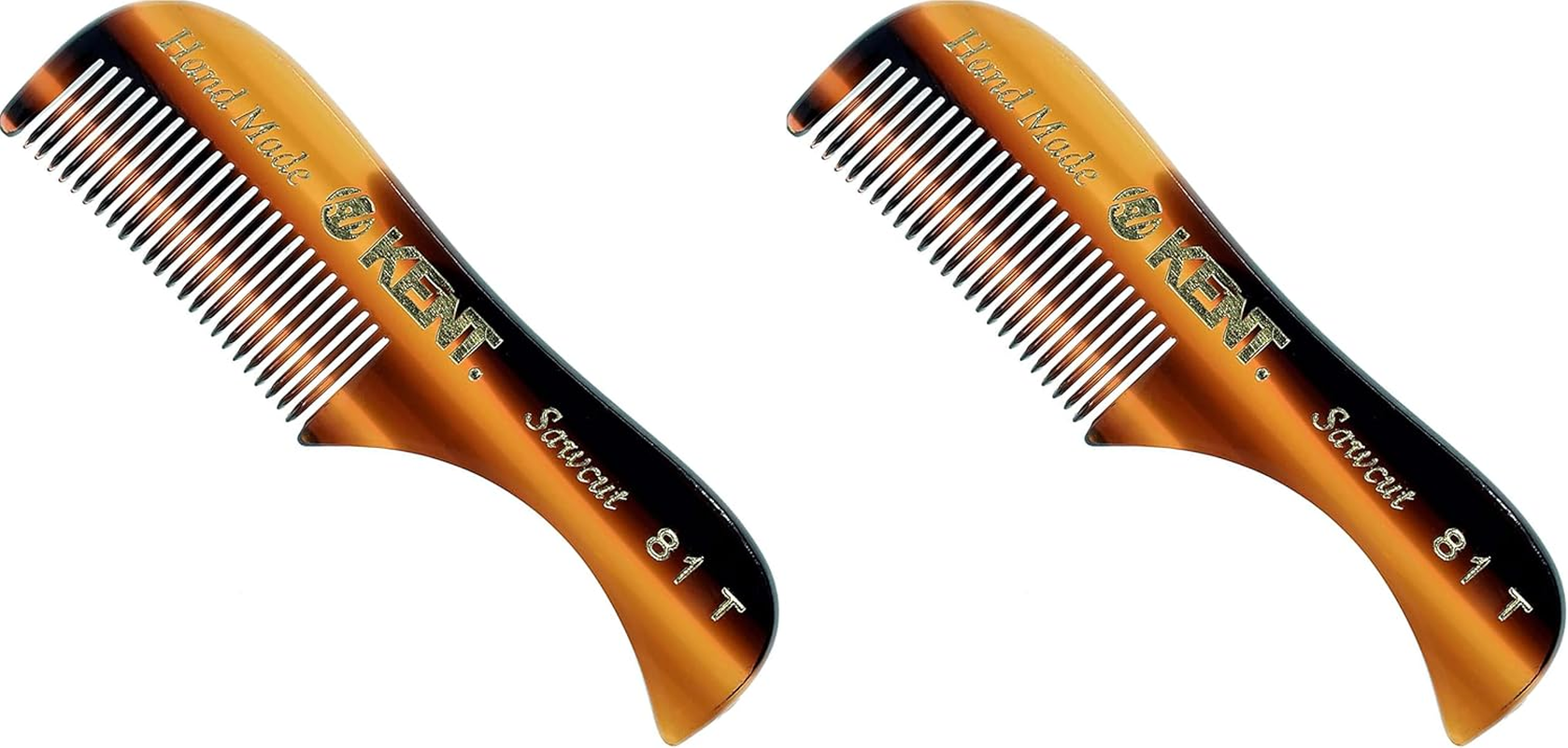Kent Beard and Moustache Hair Comb, 73 Mm Length (Pack of 2) image number 3