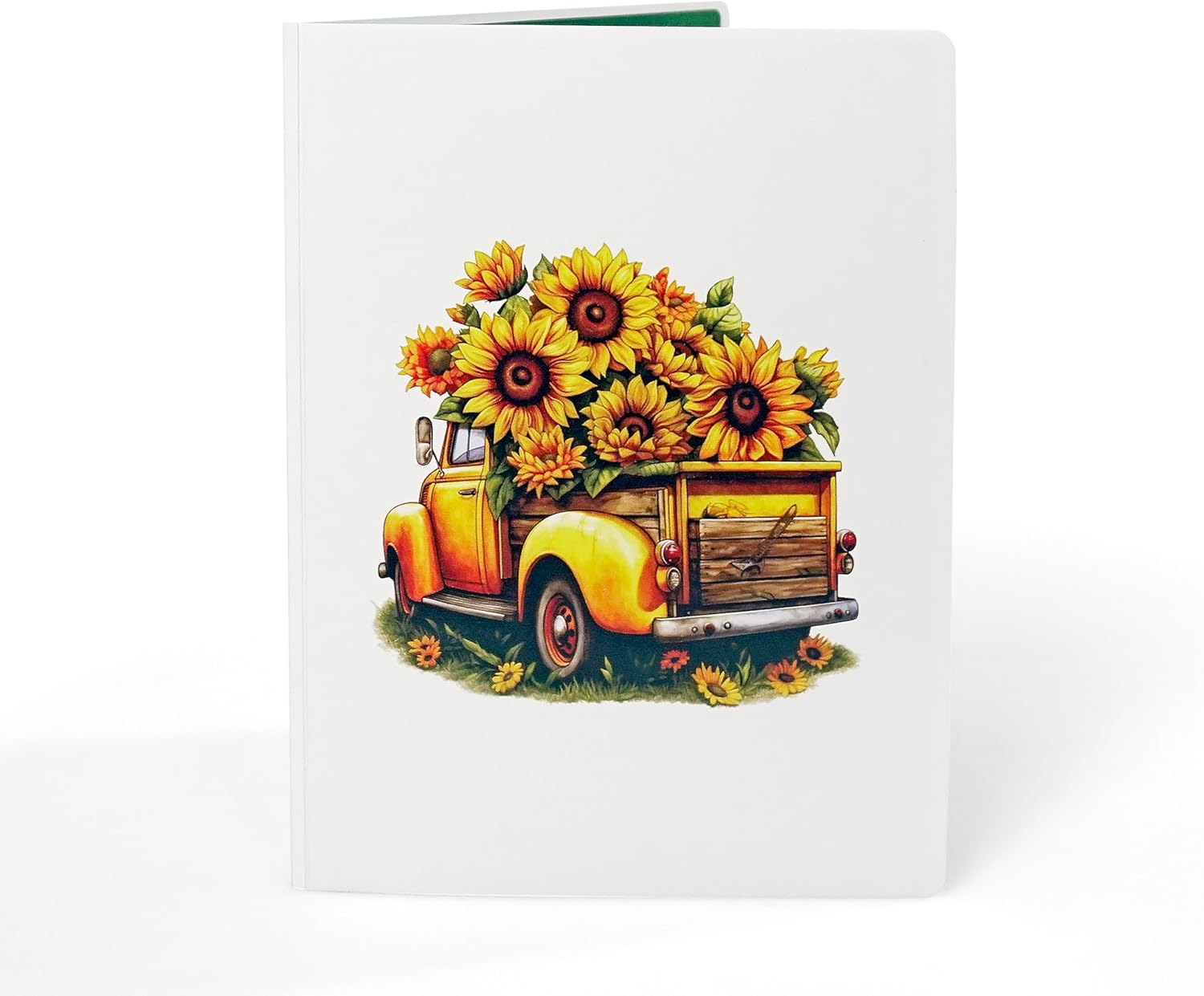 CUTPOPUP Sunflower Truck, Mothers Day Card Pop Up, 3D Birthday Greeting Card, Mother'S Day Card for Women, Mom, Wife, Grandma, Daughter (Sunflower Truck) SD229AU1520