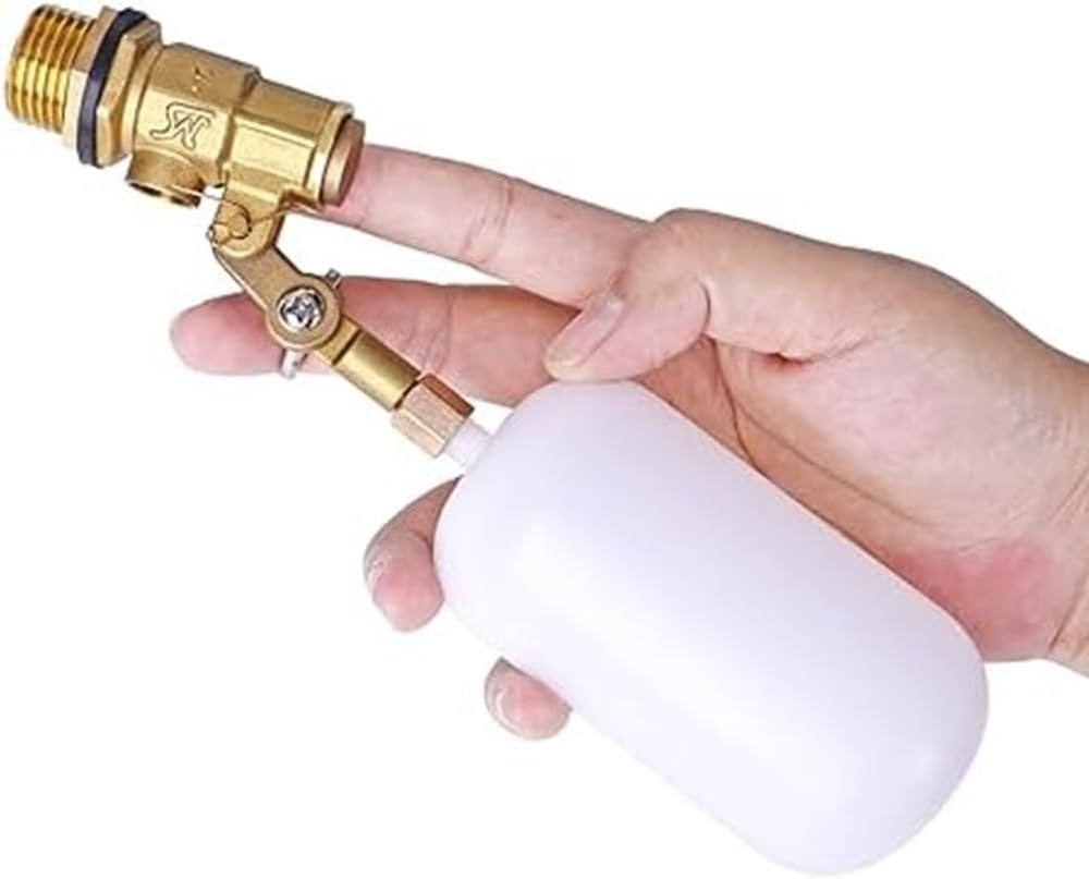 1/2 Inch Float Valve for Pond, Livestock Tanks, Aquariums - Water Shutoff Auto Fill Valve (3PCS) image number 4