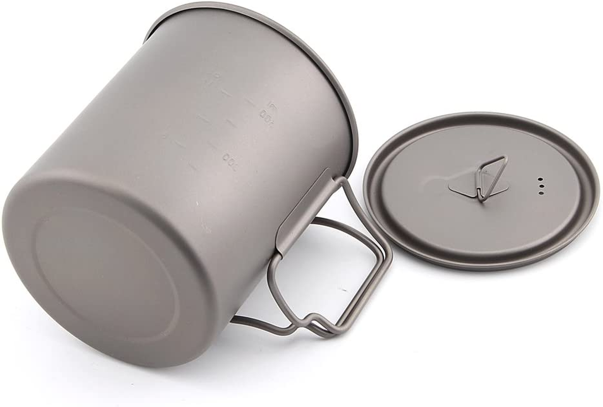 TOAKS Titanium Pot 750Ml and BRS 3000T Stove Camping Pot Coffee Cup Combo Set image number 6