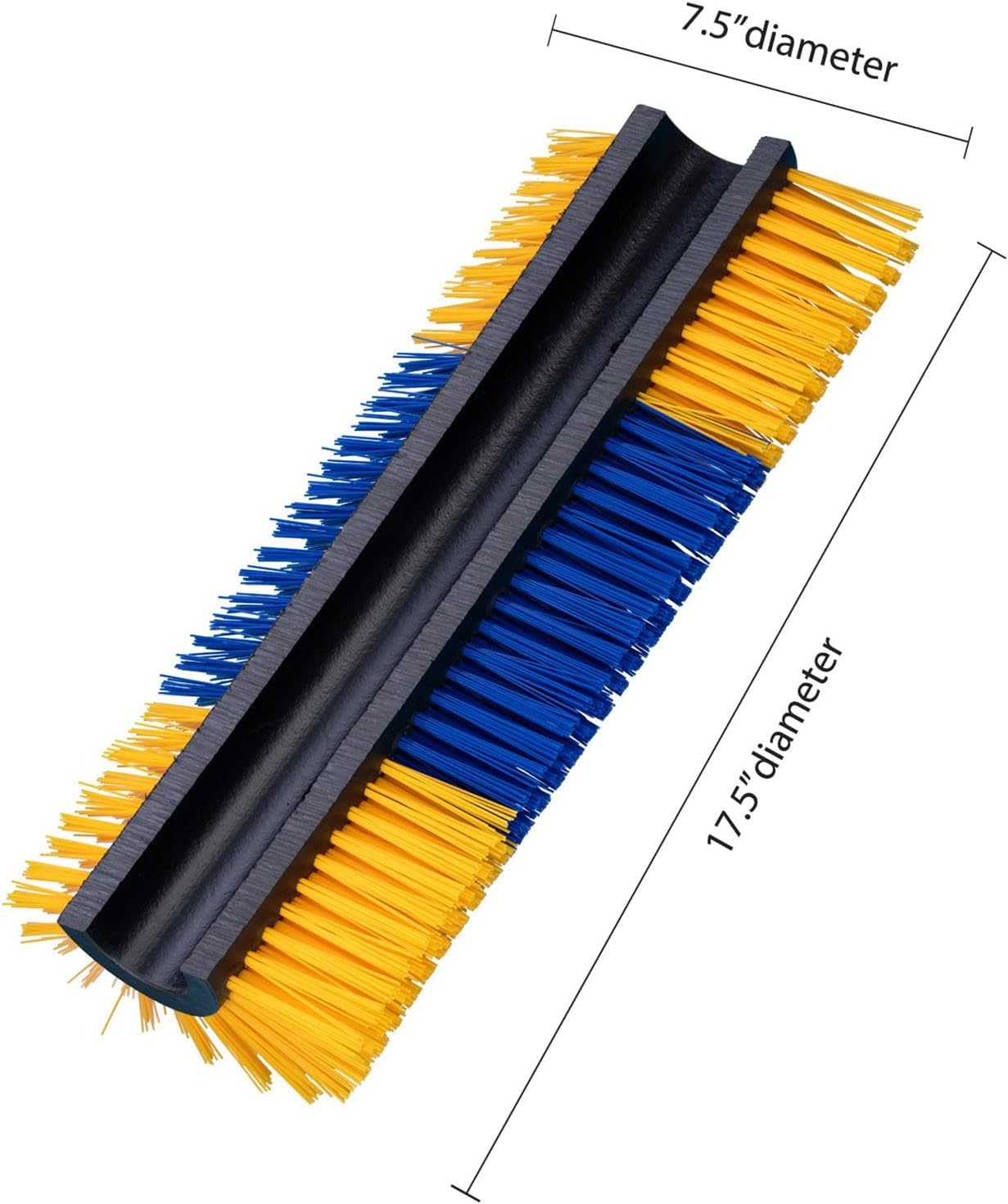 JISADER Livestock Scratching Brush, Back Scratching Massage Brush for Livestock, Cattle, Cow, Goat, Horse, Yellow Blue