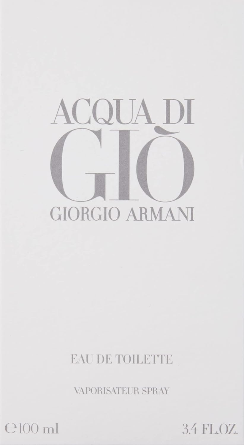 Giorgio Armani Acqua Di Gio Eau De Toilette Spray 3.4 Oz / 100 Ml, 282 G
