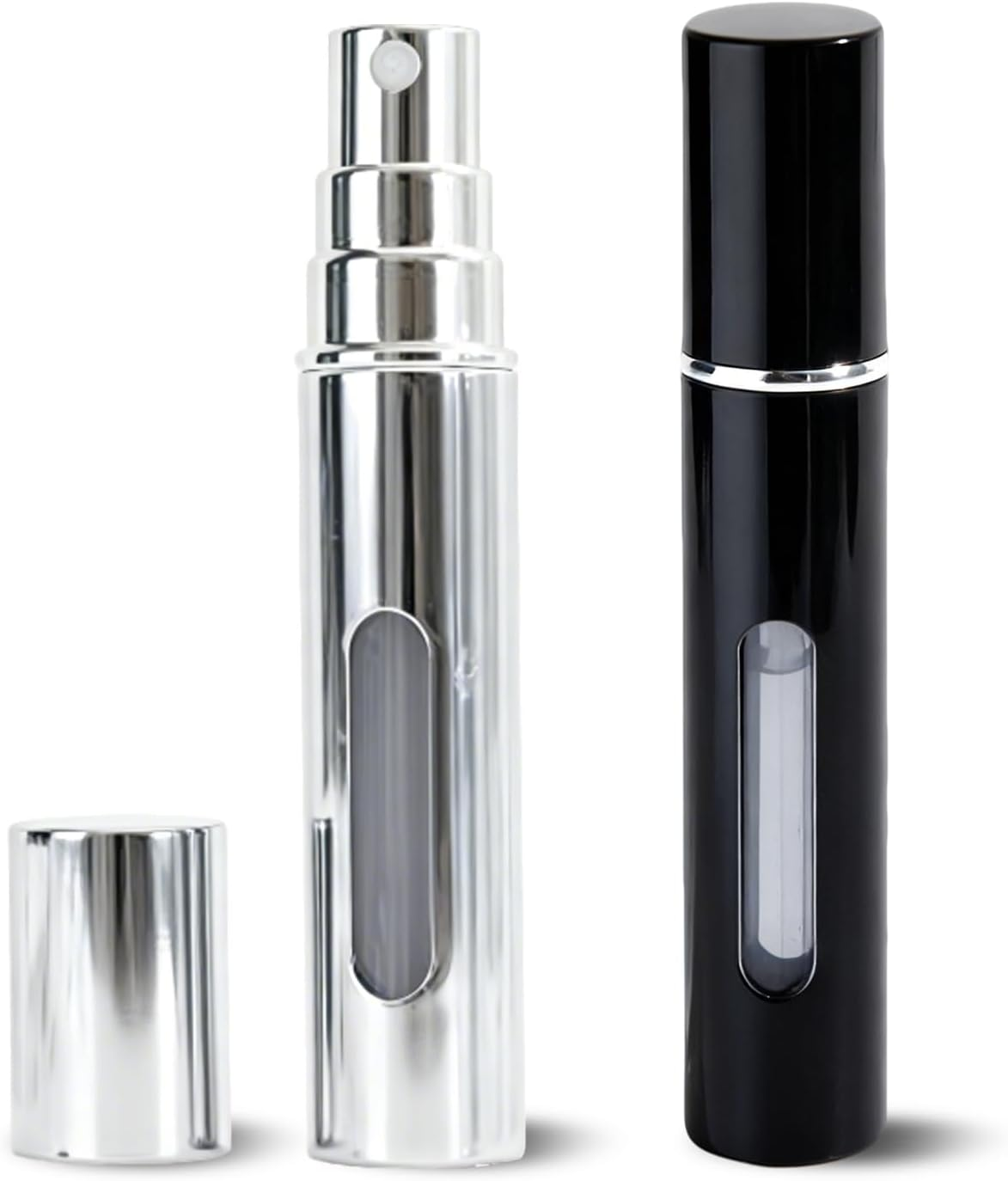 Perfume Atomiser, 2 Pcs 10Ml Refillable Leak-Proof Travel Spray Bottle with Easy Bottom-Fill Design, Compact & Durable Metal Perfume Dispenser for Gym, Travel, and Daily Carry for Women & Men image number 1