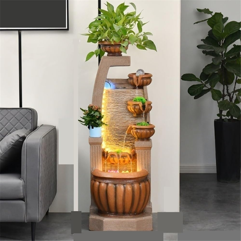 Outdoor Fountain Feng Shui Decoration Outdoor Water Fountain Household Circulating Water Attracting Wealth Floor image number 2