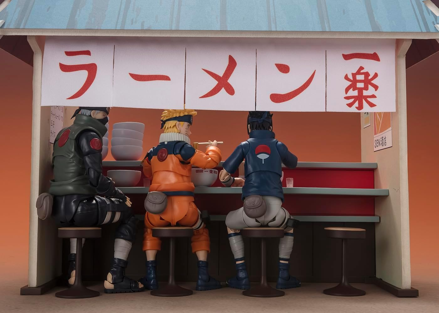 Tamashii Nations S.H.Figuarts Naruto - Ichiraku Ramen Set image number 1