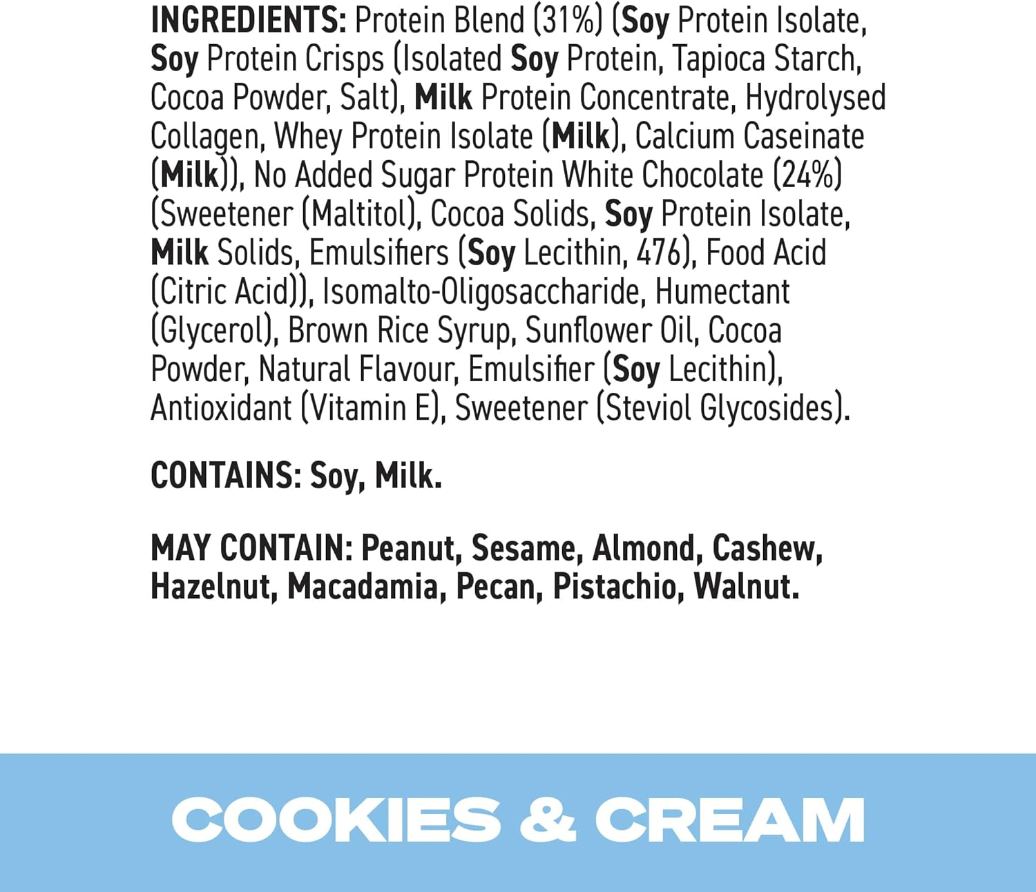 Recovery Bar Cookies & Cream Pack of 12 X 55G image number 2