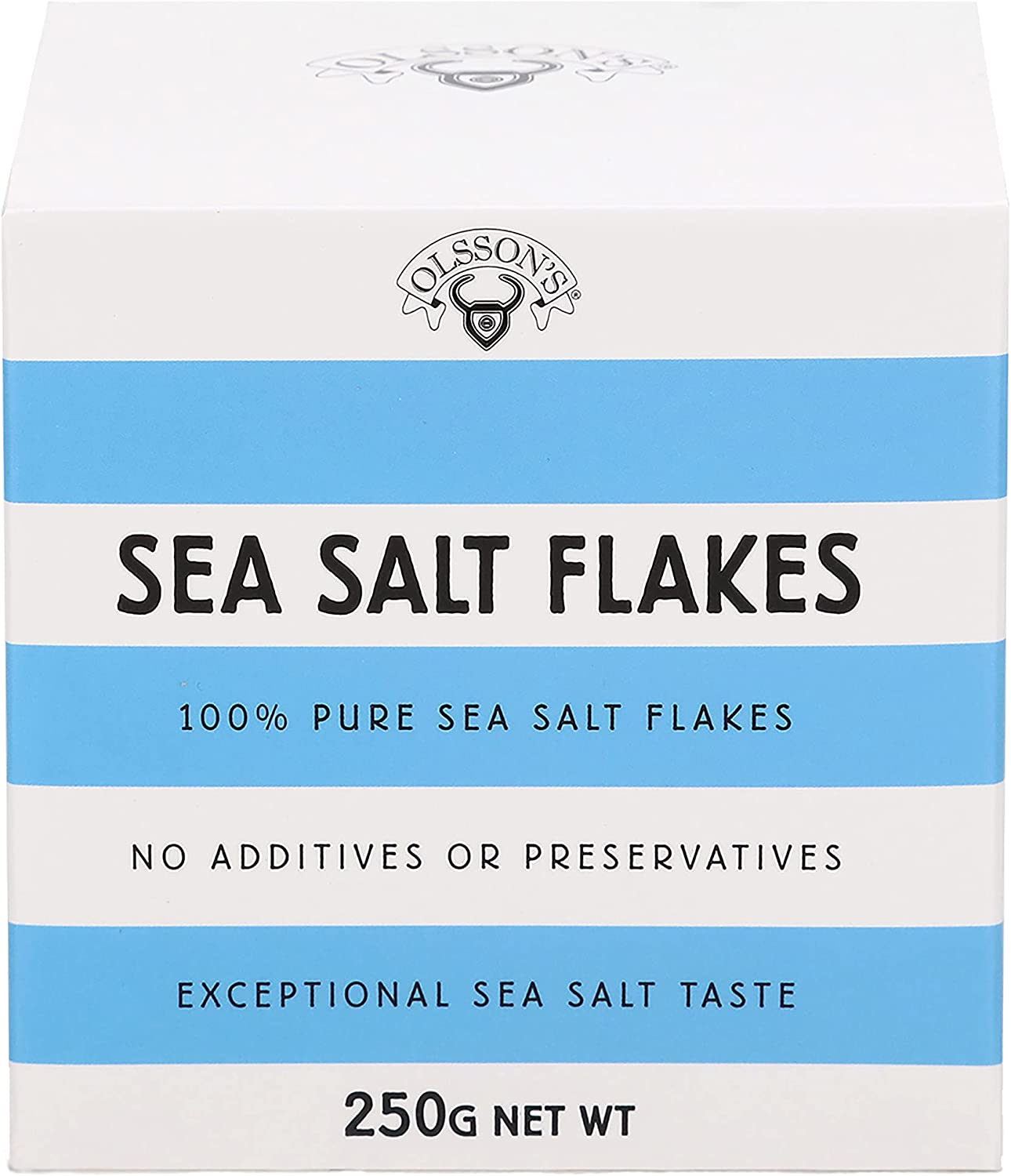 Olssons Sea Salt Flakes Cube 250 G image number 1