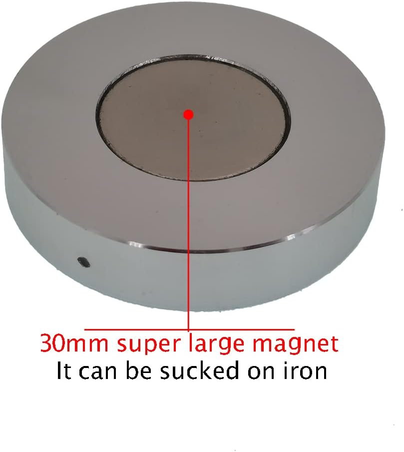 6-Point High-Precision Universal Horizontal Bubble Metal Level Water Level Gauge, Small Household Use 3 Points (6 '/2Mm（Blue Magnetic）) image number 4