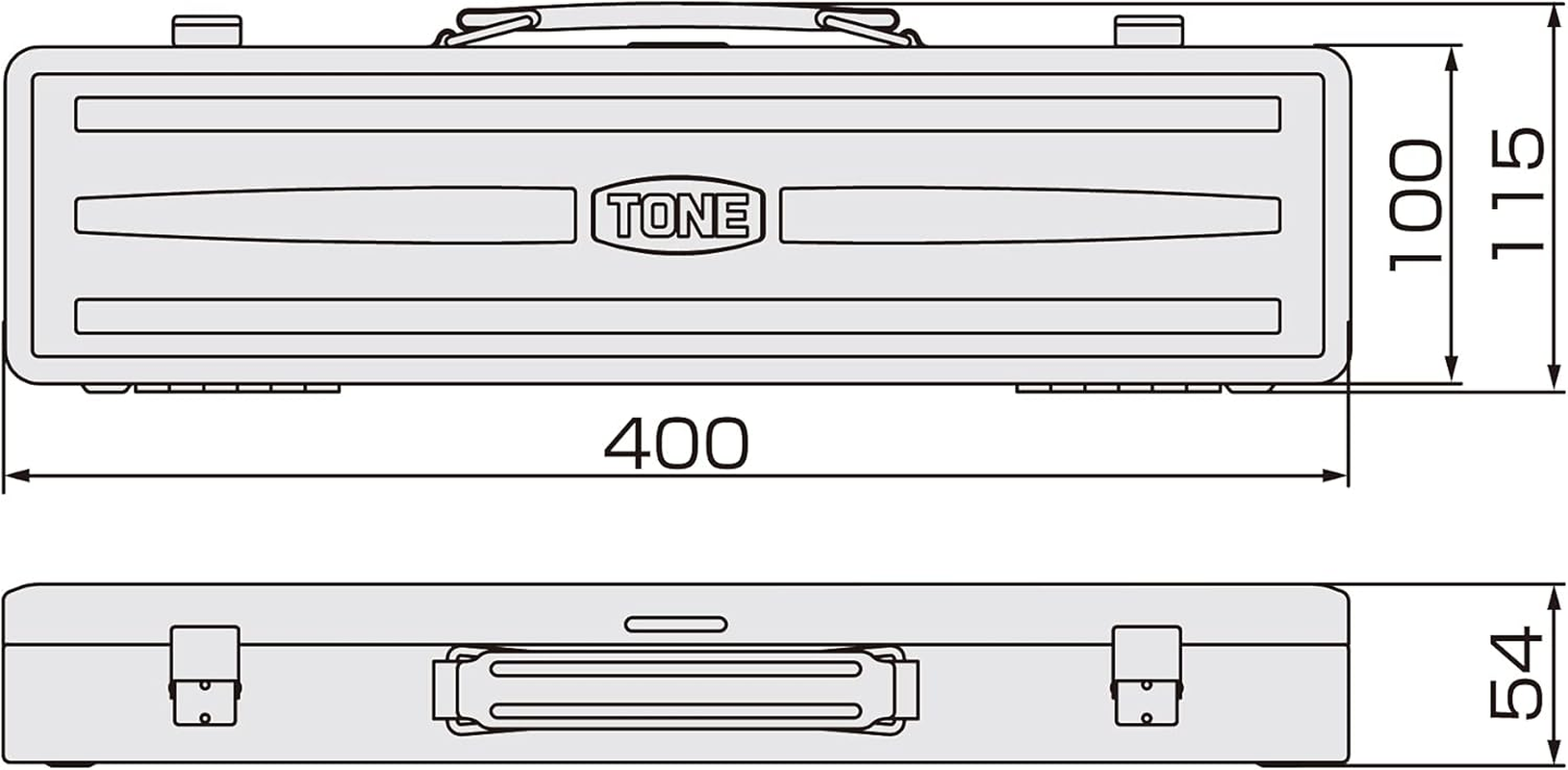 TONE RMFQ110 Oscillating Quick Ratchet Glasses Wrench Set, Contents: 11 Pieces image number 5