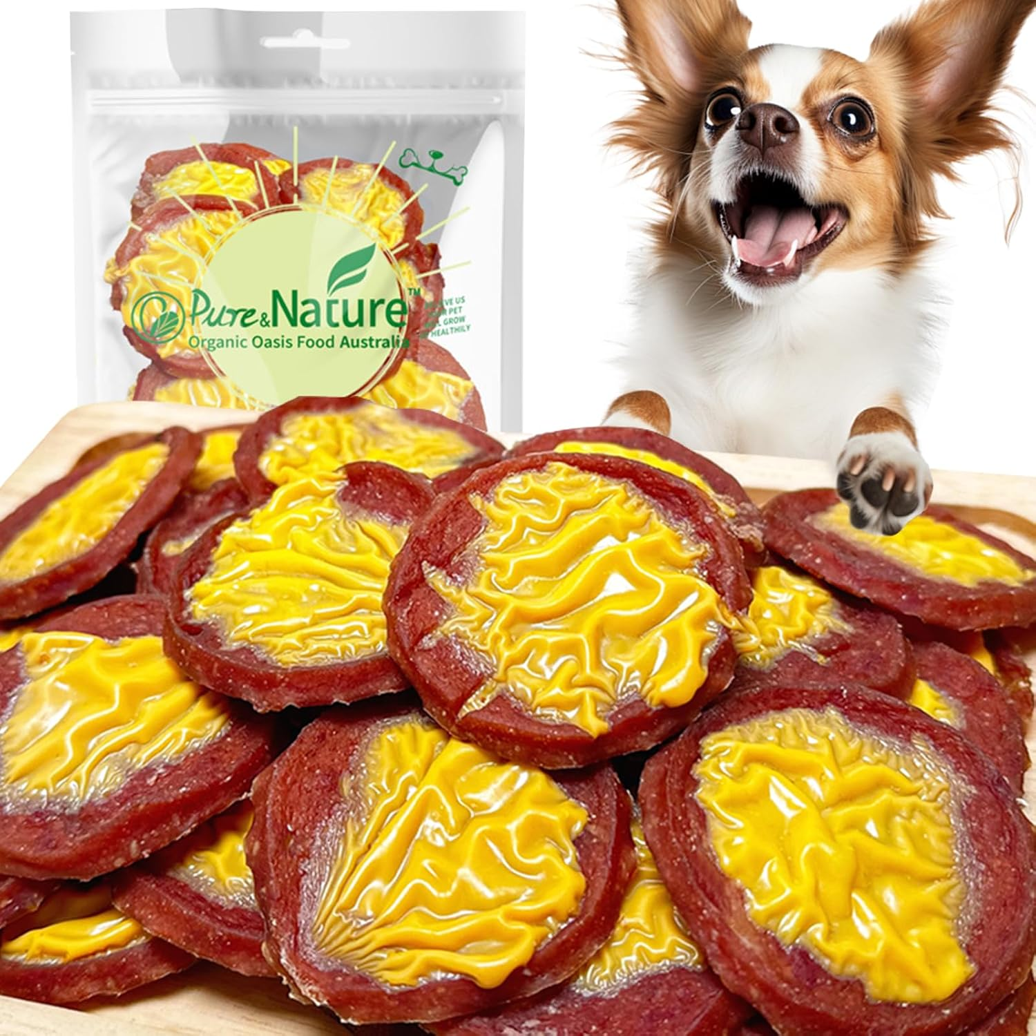 Natural Duck & Cheese Filled Dog Treats | Low-Temp Circulated Baked | High-Protein, Tasty & Nutritious image number 5