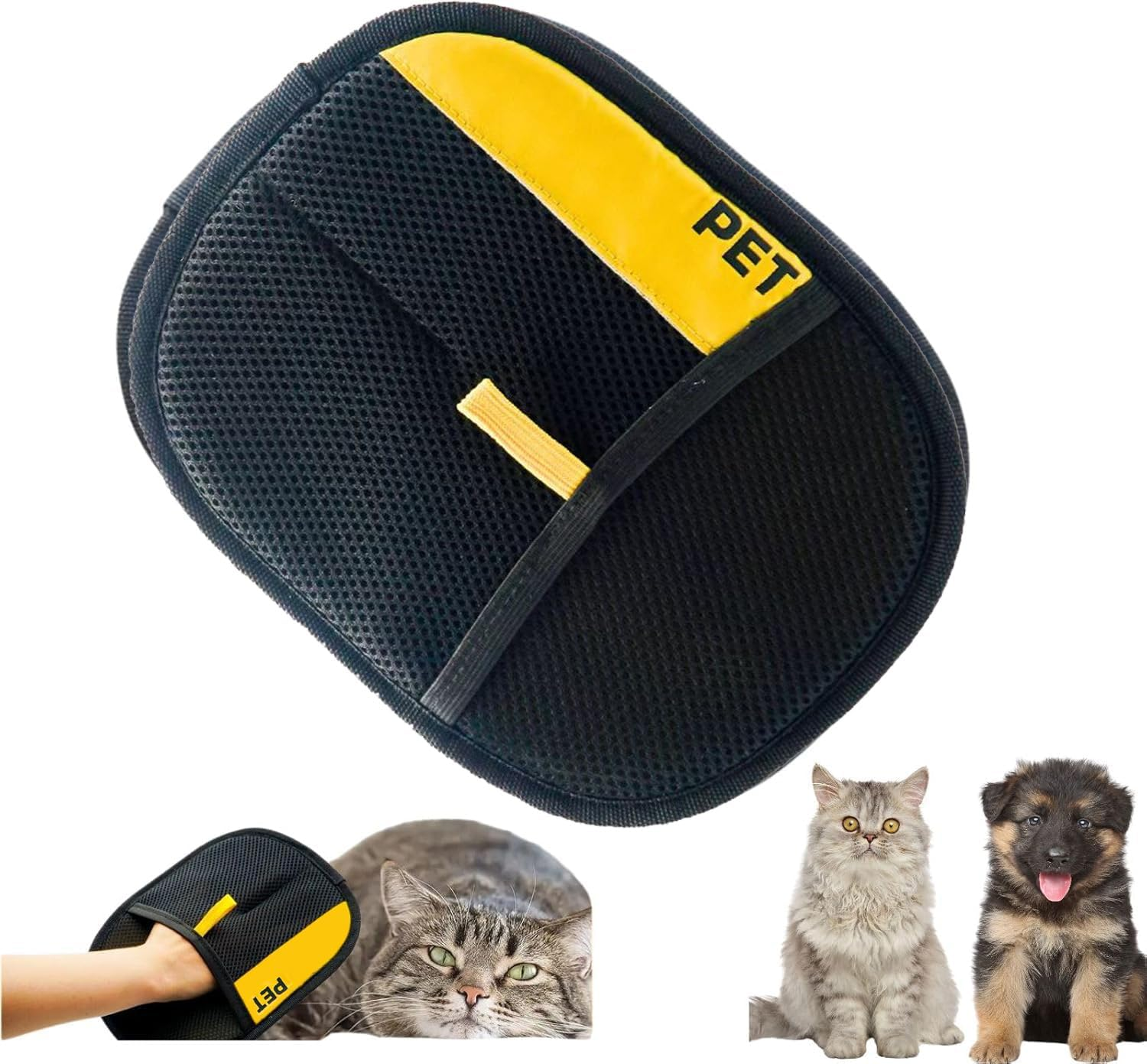 1 Pcs Pets Double-Sided Pet Grooming Gloves,Pet Grooming Gloves,Cat Grooming Gloves for Dogs,Double Sided Grooming Gloves for Pets,Pet Hair Remover Gloves,Pet Fur Cleaning Gloves image number 6