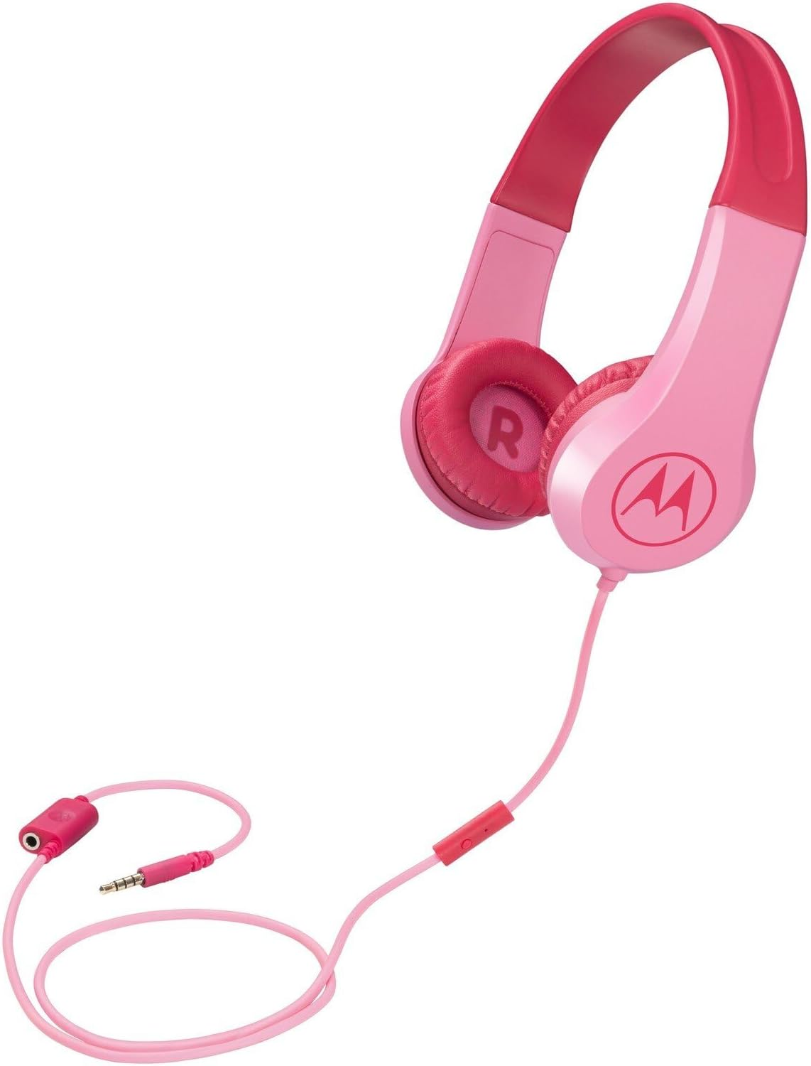 Motorola Kids Headphones Motorola On-Ear Kids Headphones, Pink, (SQUADS200PINK) image number 3