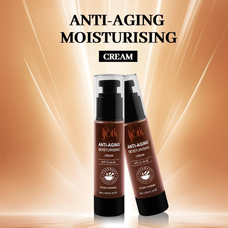 Two anti Aging Moisturiser for Men | Male anti Wrinkles for Face and Neck image number 6