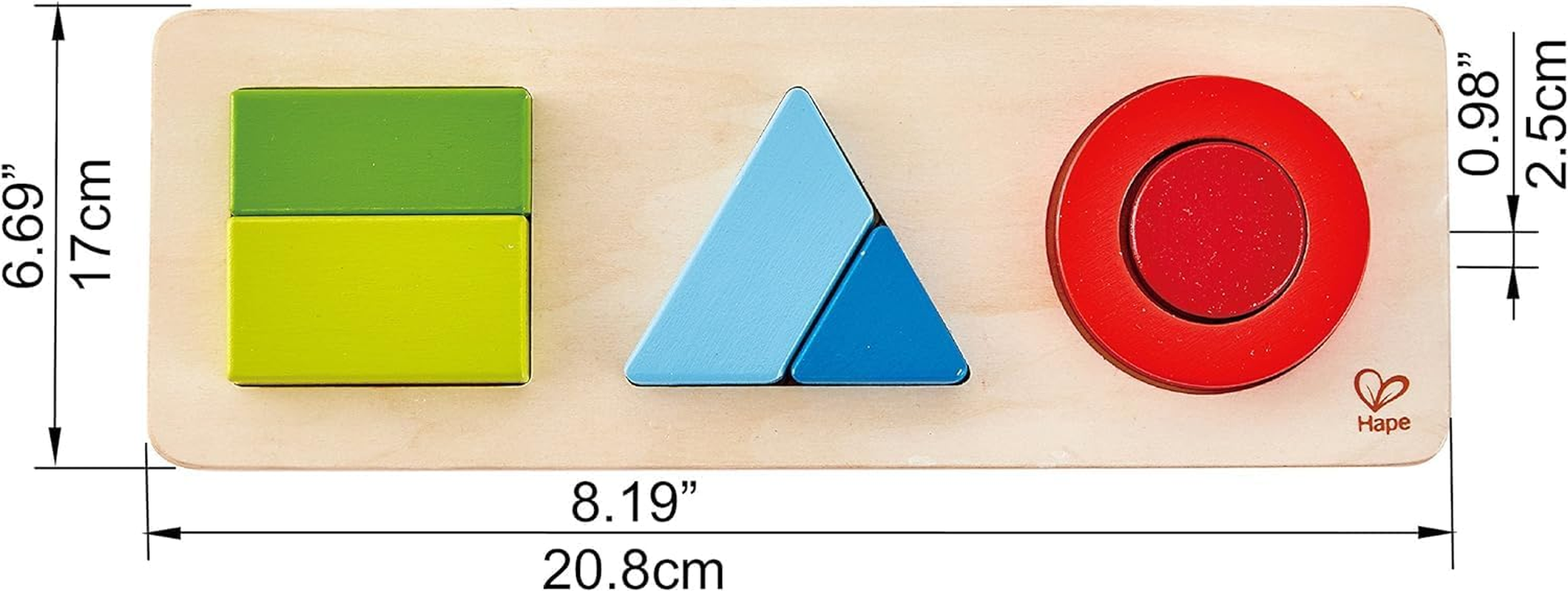 Hape Geometry Puzzle image number 2