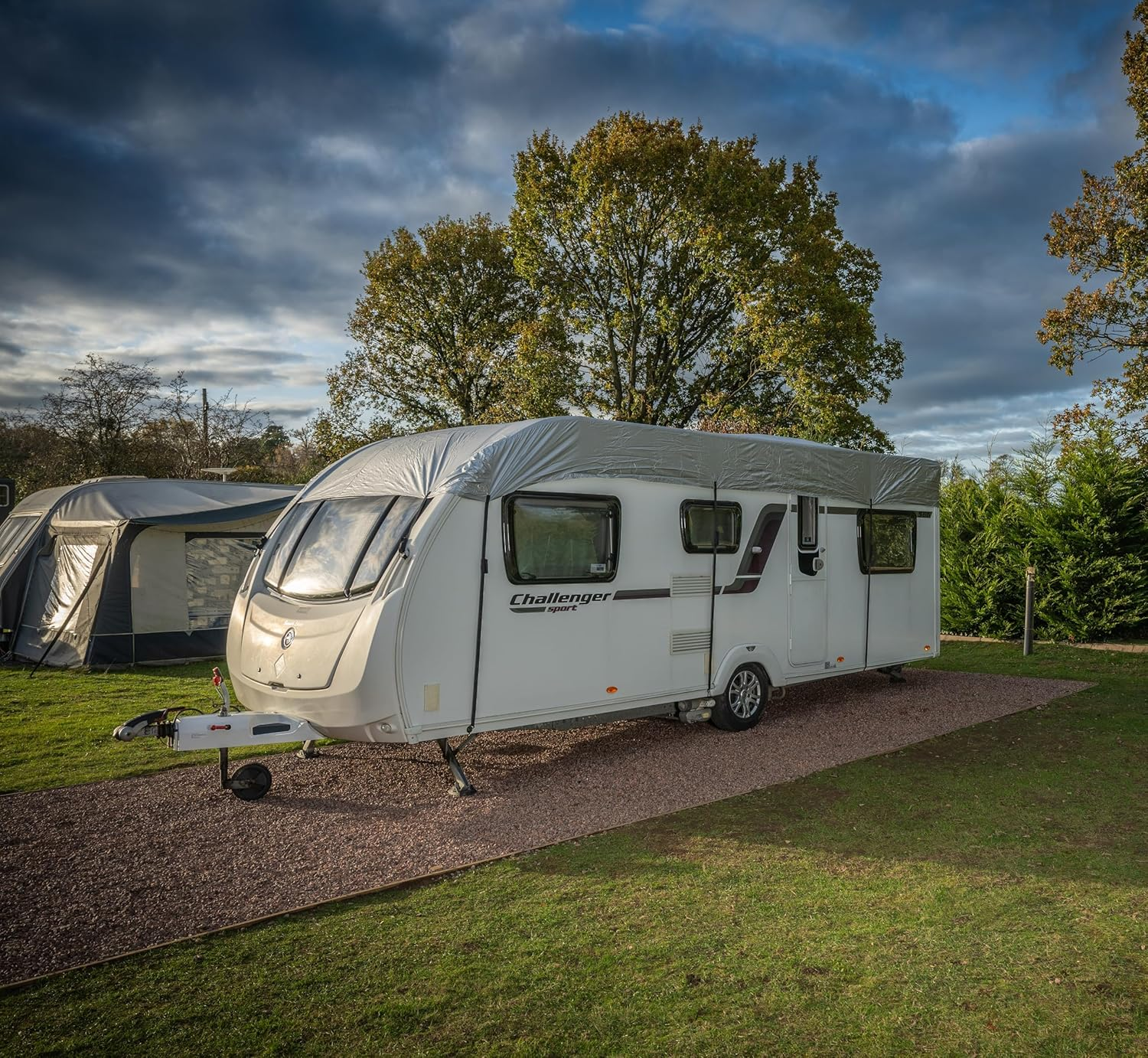 Maypole Caravan Top Cover Fits 4.1-5 M or 14-17 Ft Polyester Universal Fit image number 2