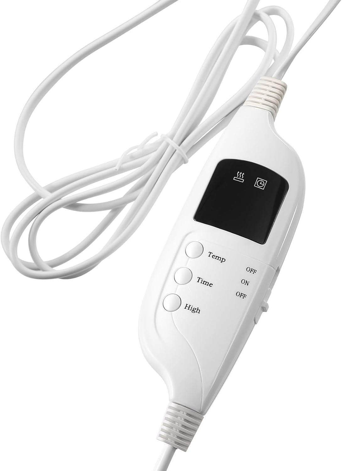 Electric Throw Rug with Flannel Fabric 9-Hour Timer Snuggle Blanket Overheat Protection Adjustable 9 Heat Washable Single Controler Navy Blue image number 4