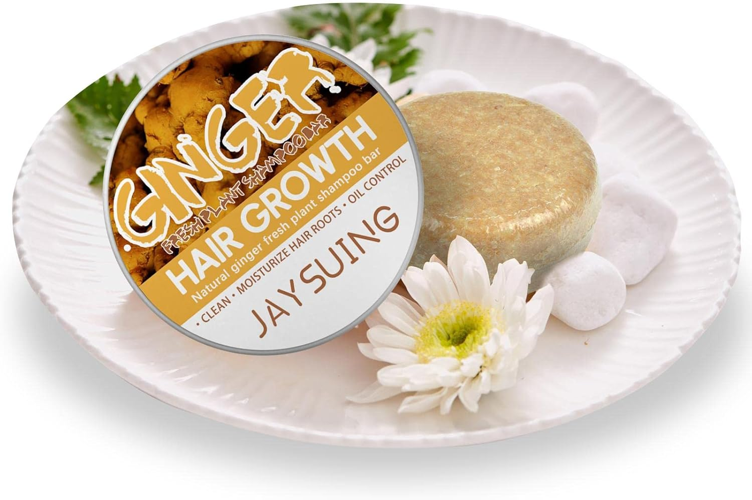 2 Soap Ginger for Hair,Hair Growth Shampoo Bar | Ginger Hair Growth Shampoo Bar Ginger Shampoo Soap Ginger Shampoo Bar Soap for Promotes Hair Growth Seta-Au