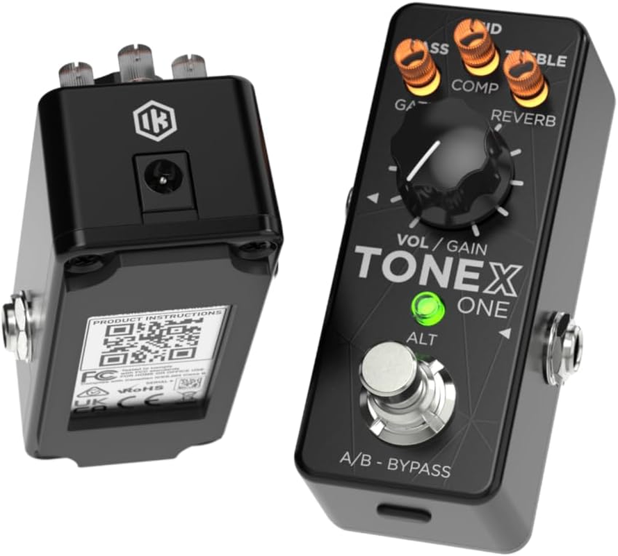 IK Multimedia TONEX One AI Multifx Micro-Pedal: Tone Model Any Electric Guitar Amp, Guitar Pedal, Distortion Pedal, Overdrive Pedal or Other Guitar Effects image number 1