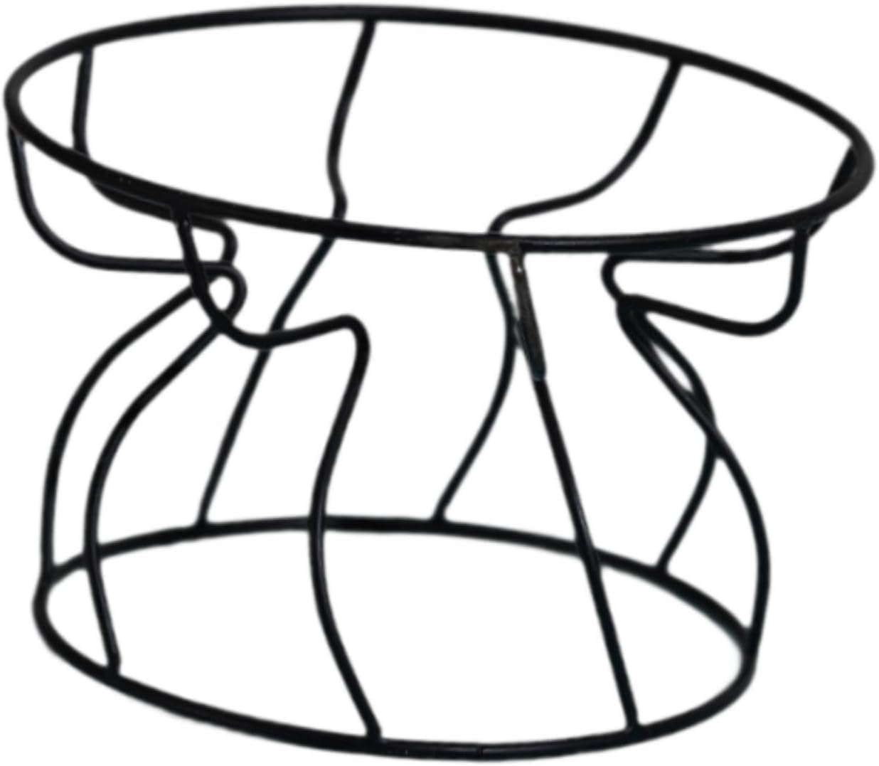 Perfk Elevated Dog Food Dish Holder Raised Cat Bowl Stand Puppy Eating Utensil Ergonomic Non Slip Kitty Metal Stand for Cat Dish, Black - Pink image number 5