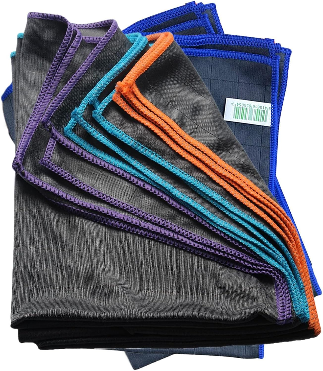 5X Dish Rugs for Fabric, Bowl Rugs and Cleaning | SOFT ABSORBENT: These Are Primarily Great for Clean Glass, S, Primarily Glass, Stainless Steel, and Electronics image number 1