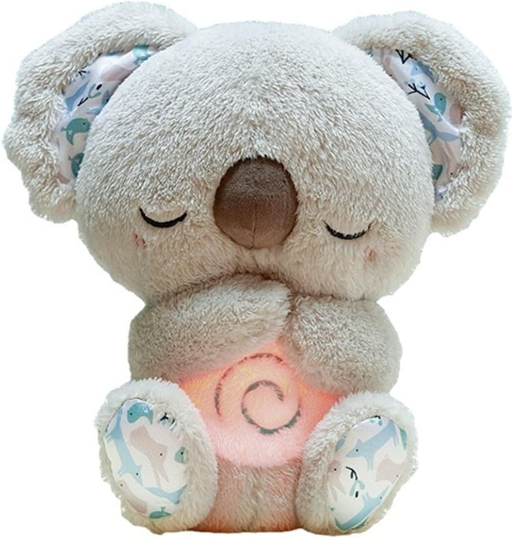 Baby Toy Soothe'N Snuggle Koala Bear Portable Plush Sound Machine with Music Lights & Breathing Motion for Newborns 0+ Months Baby Adult and Relaxation, Anxiety Relief image number 4