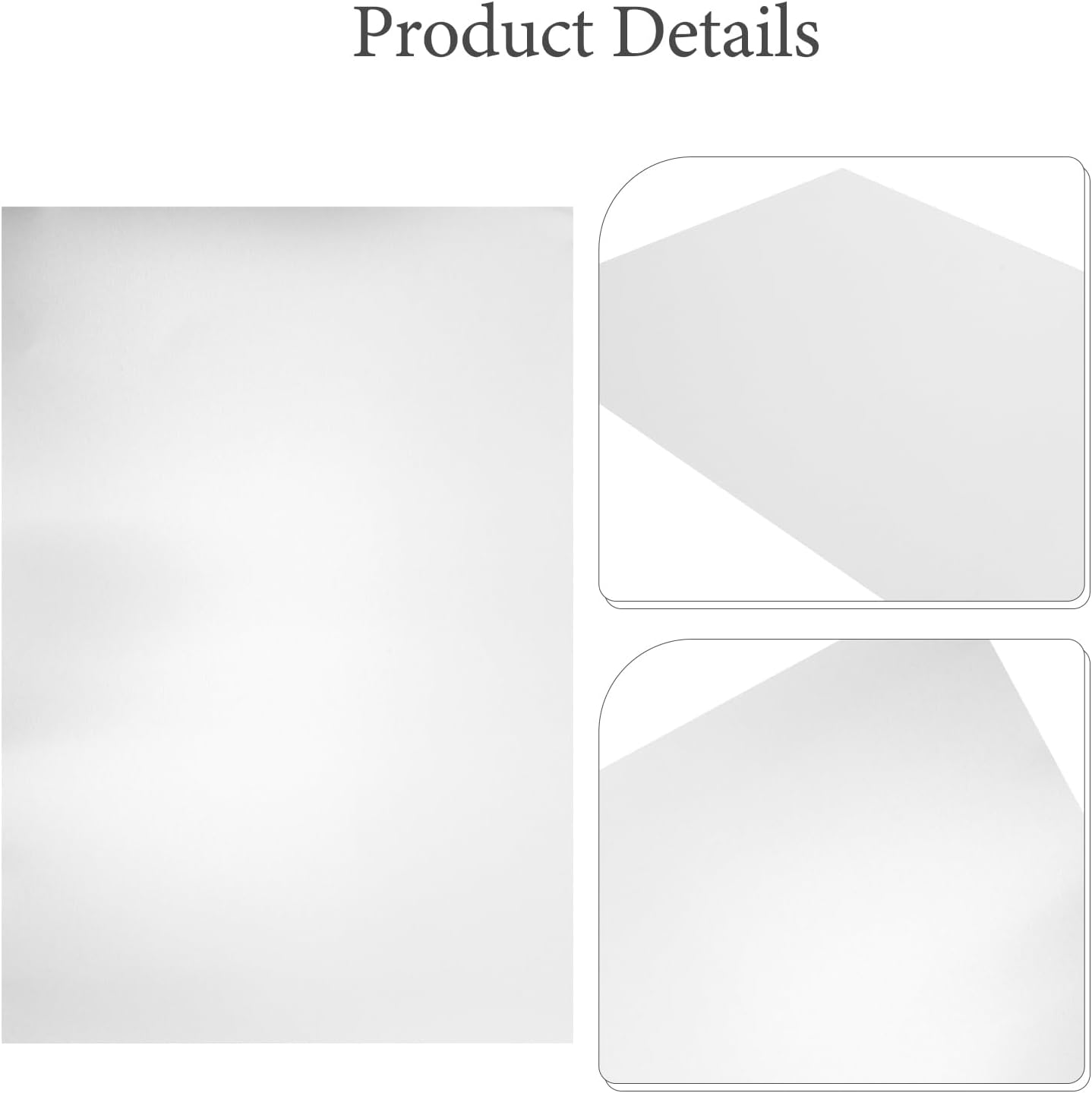 10 Pcs Aluminum Sheet Metal 11.6 X 8.25 Inch Flat Plain Thin Aluminum Plate A4 Rectangle Aluminum Metal Plate for Crafting, Industrial