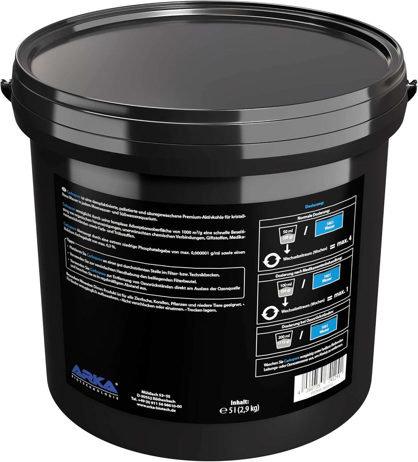 MICROBE-LIFT Carbopure Activated Carbon Filter Medium Helps Yellow Water, Medication, Toxins in Aquarium (2.9Kg) image number 3