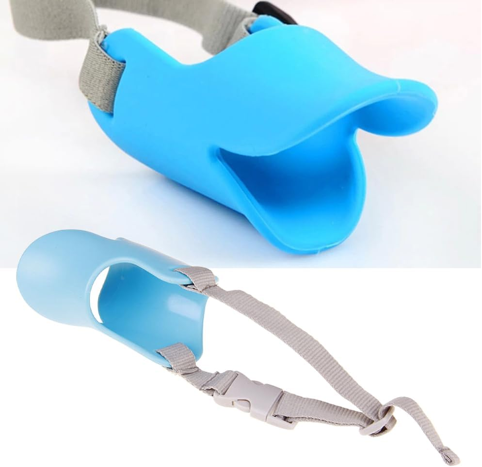 Saycker Practical Duck Bill Shape Muzzle Quick Release Stop Dog Barking TPR S/M/L image number 1