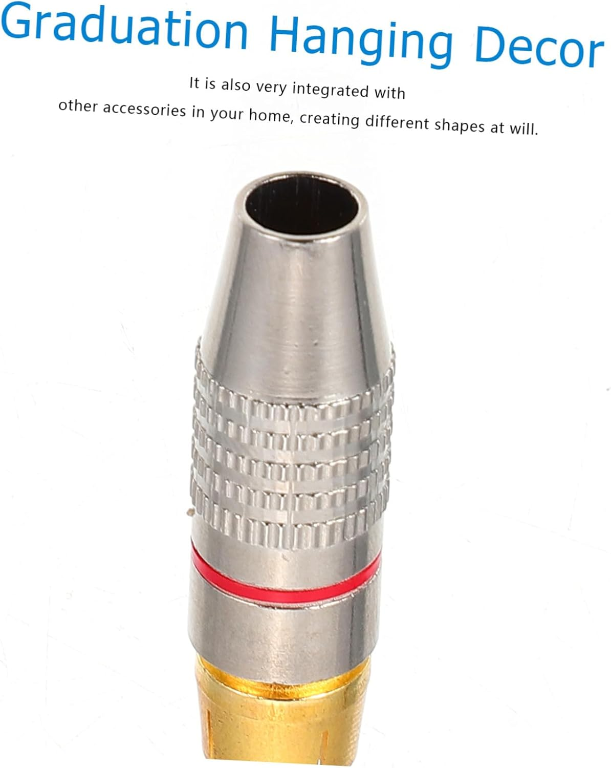 COHEALI 4Pcs Male Plugs Speaker Audio Connectors with Open Mount for Secure Wire Connection Video Adapter for Hifi Sound Systems