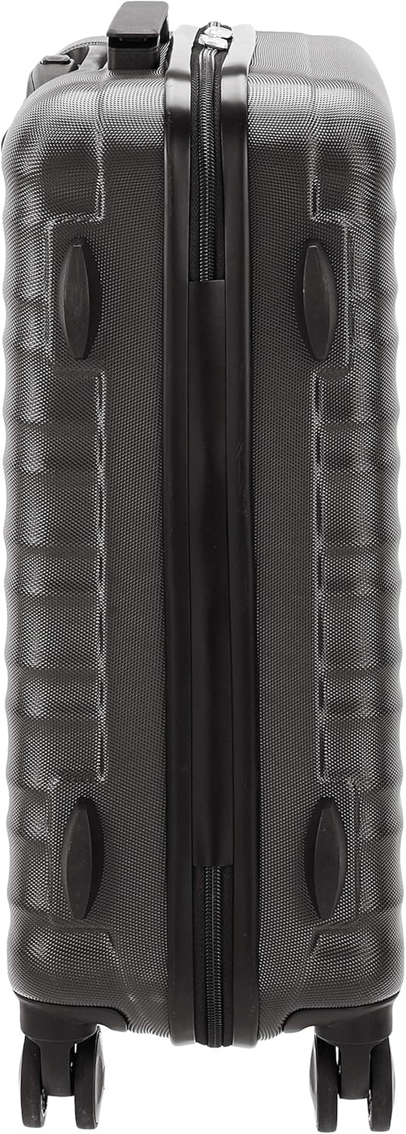 Amazon Basics Premium Hardside Spinner Luggage with Built-In TSA Lock, Carry on 55Cm, Black image number 1