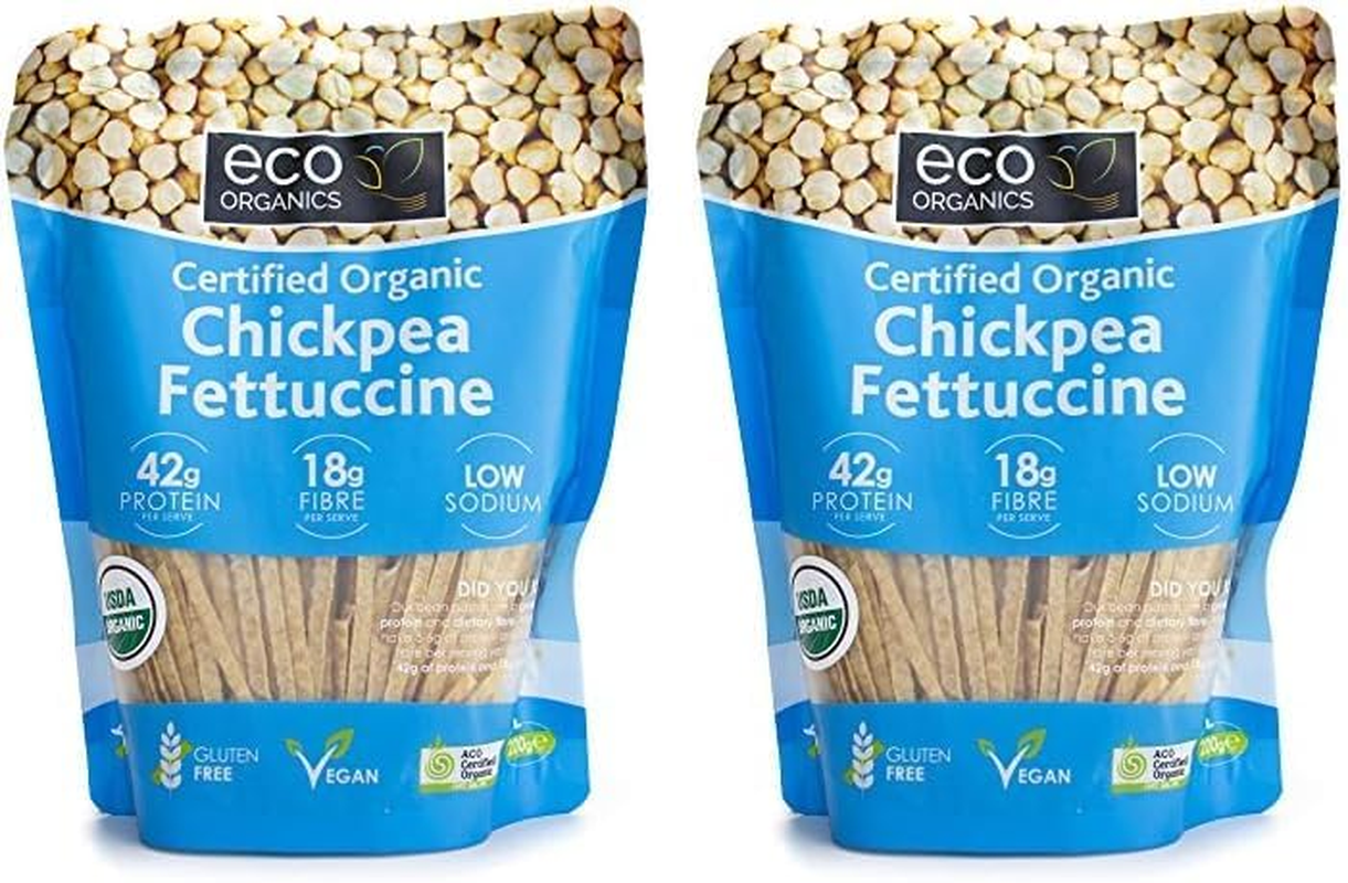 ECO Organics Chick Pea Fettucine 200 G, 200 G, Chick Pea Fettucine image number 1