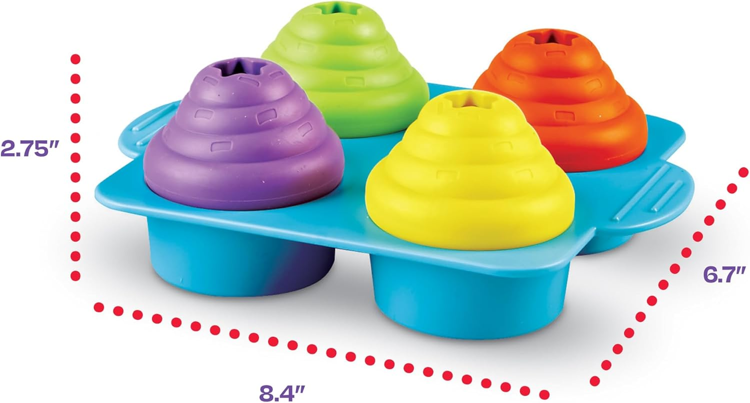 Brightkins Cupcake Party Treat Puzzle Dog Toy