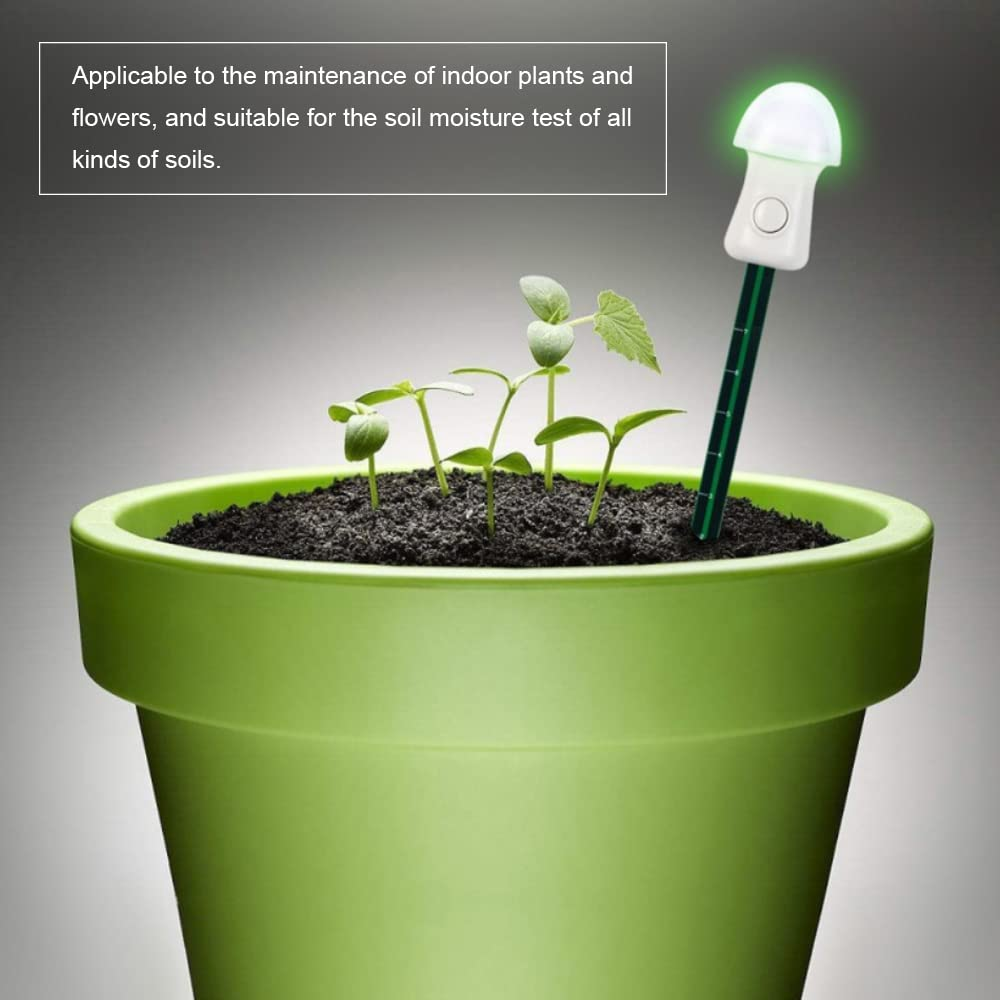 Plant Meter Soil Hygrometer Monitoring Sensor Tester with Light Flashing Prompt image number 3