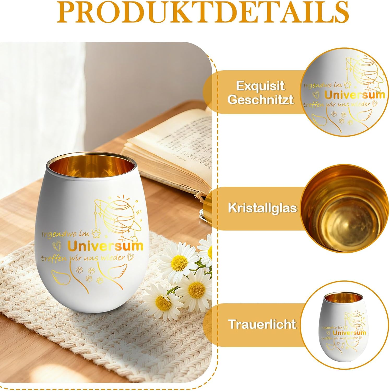 White Mourning Light with Engraving, Sympathy Gifts for Animal Owners, Funeral Candle for Deceased Pets, Funeral Candles with Saying, Comfort Gifts for Pet Owners, Mourning Decoration Grave Lights For image number 4