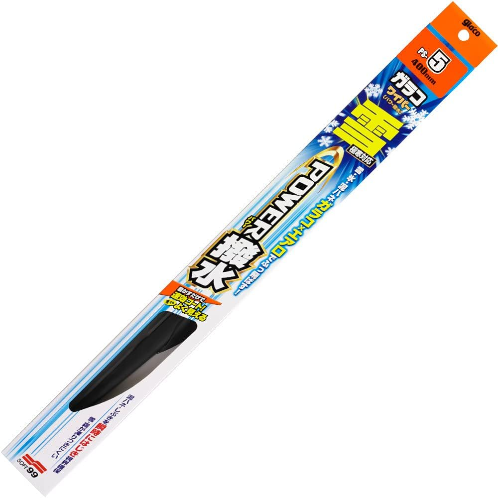 Soft 99 Glaco Wiper Blade Garaco Wiper Power Water Repellent Snow Wiper PS-22 Car Water Repellent Wiper Length 11.0 Inches (280 Mm) Water Repellent Type/Snow Aero Frame/Rear Use 05522 image number 4