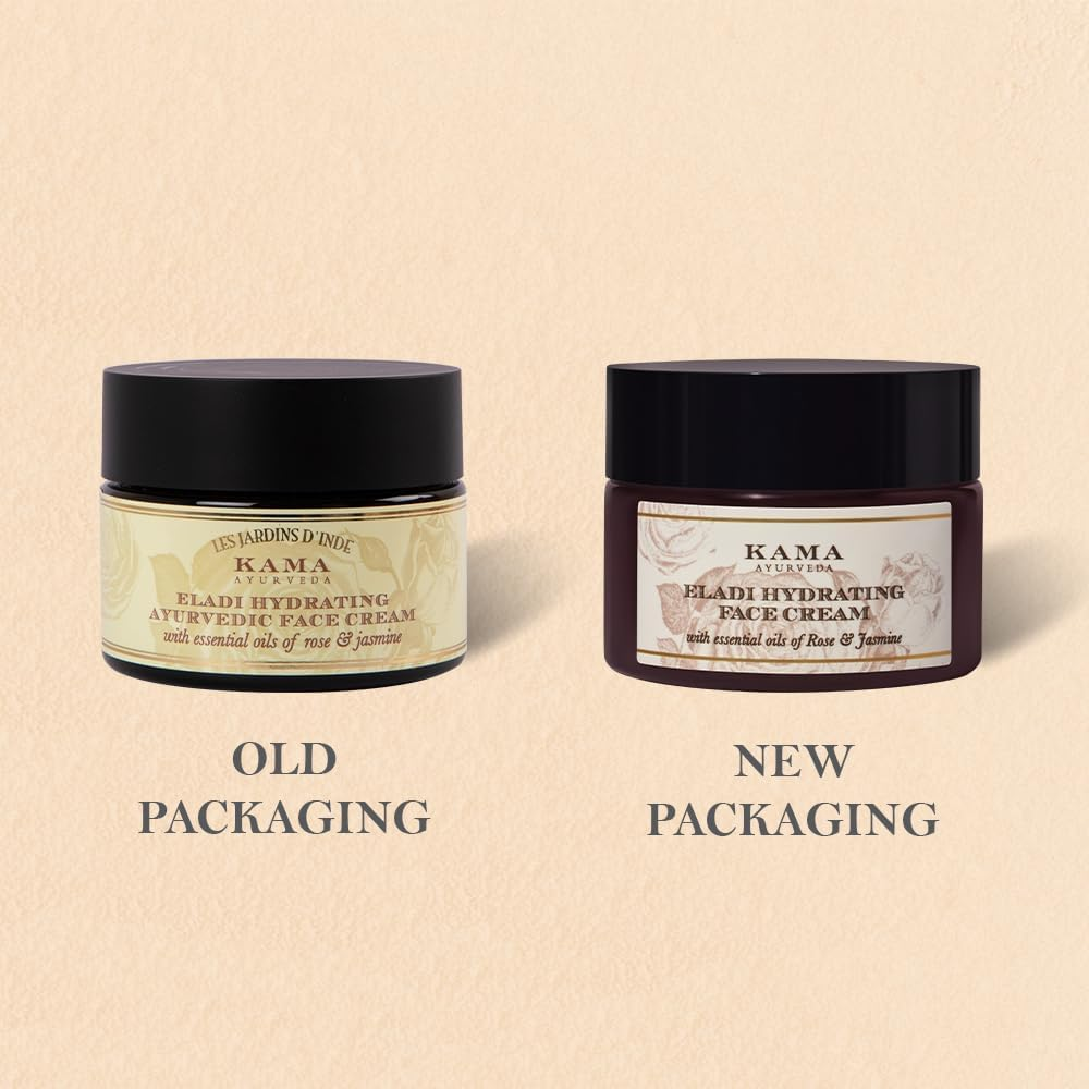 Kama Ayurveda Eladi Hydrating Ayurvedic Face Cream with Pure Essential Oils of Rose and Jasmine, 50G image number 4