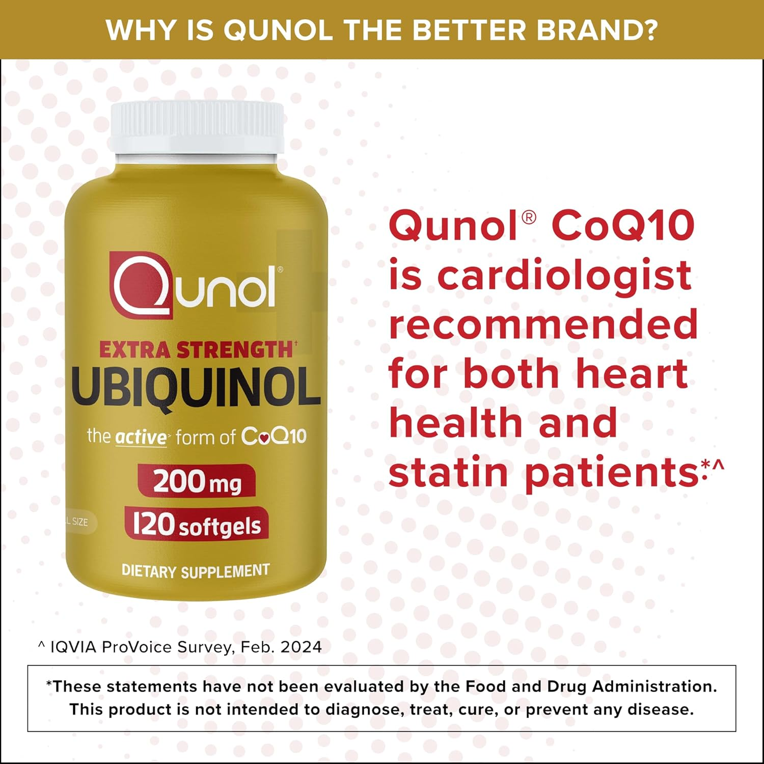 Qunol 200Mg Ubiquinol, Powerful Antioxidant for Heart and Vascular Health, Essential for Energy Production, Natural Supplement Active Form of Coq10, 60 Count image number 3