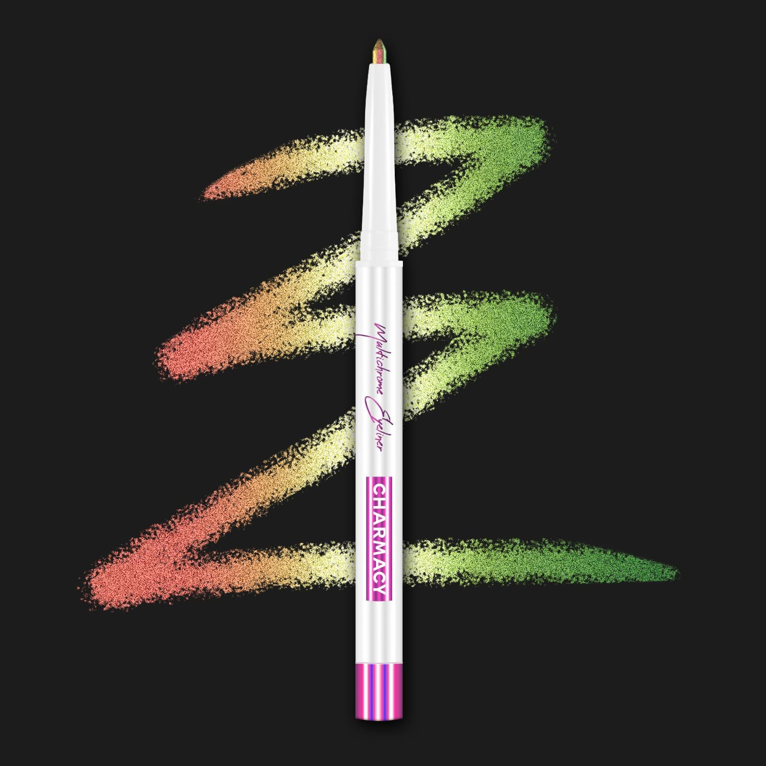 CHARMACY Chameleon Eyeliner Gel Pen, Color Changing Eyeliner, Long-Lasting, Waterproof & Smudge-Proof Formula, Metallic & Shimmer Shades for Creative Makeup, Easy Application #04