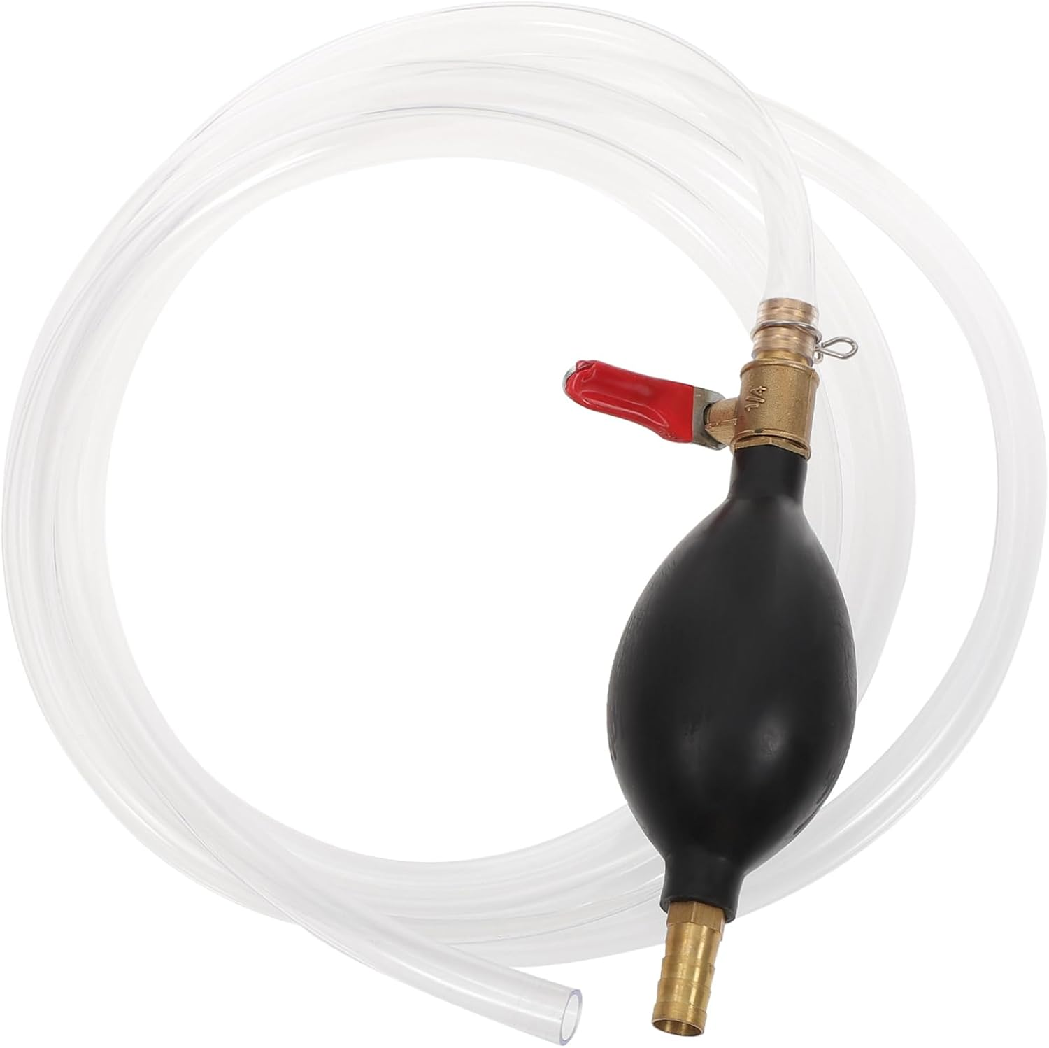 Manual Petrol Syphon Hose 10Mm Manual Pump Gasoline Conductor Oil Transfer Tool for Truck Car Fuel Tank Urea Fluid Transfer image number 4