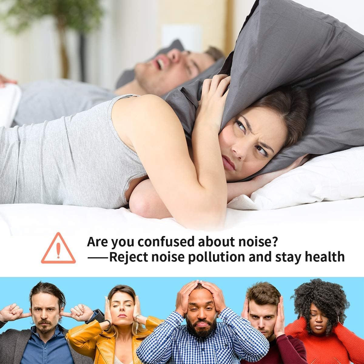 Easysleep Sound White Noise Machine with 25 Soothing Sounds and Night Lights Sound Machines with Memory Function 32 Levels of Volume and 5 Sleep Timer Powered by AC or USB for Sleeping Relaxation - Black image number 3