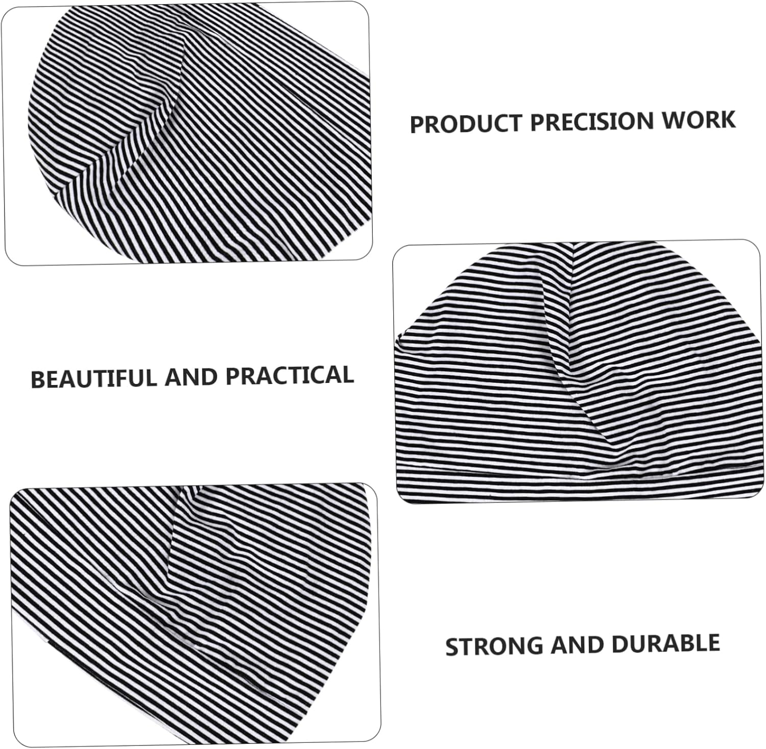 HORIALENCE Thin Cotton Sleeping Beanie Hat with Elastic Band for Sports and Sleep Breathable Lightweight Hair Accessory Cap for Women and Men Comfortable Stretchable Fit image number 1