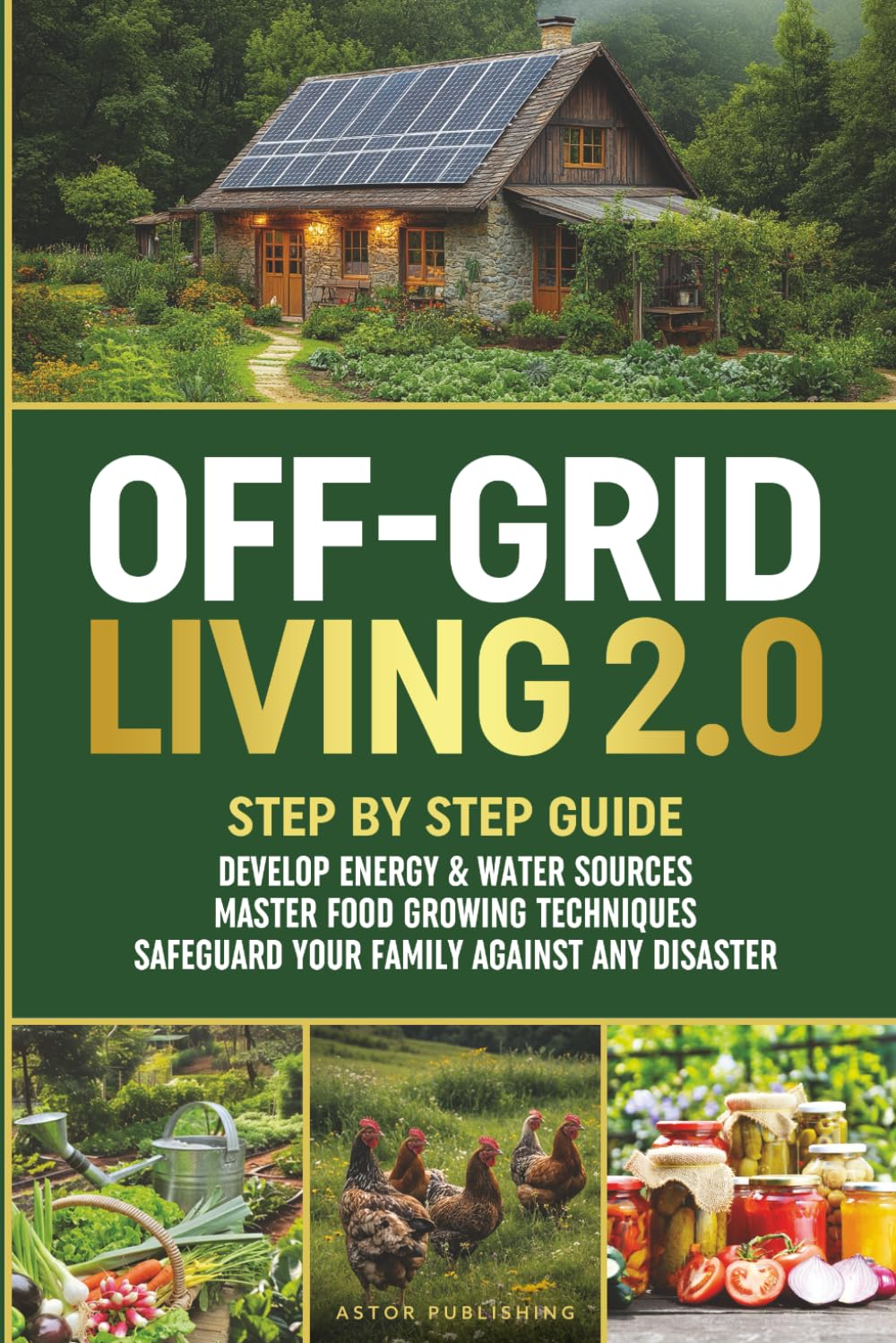 Off-Grid Living 2.0: Step by Step Guide to Develop Energy & Water Sources, Master Food Growing Techniques & Safeguard Your Family against Any Disaster image number 1
