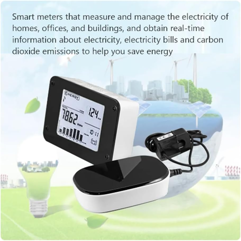 Wireless Electricity Monitor to Track Usage in Real Time for Single or Three Phase Power Meter Easy to Use image number 1