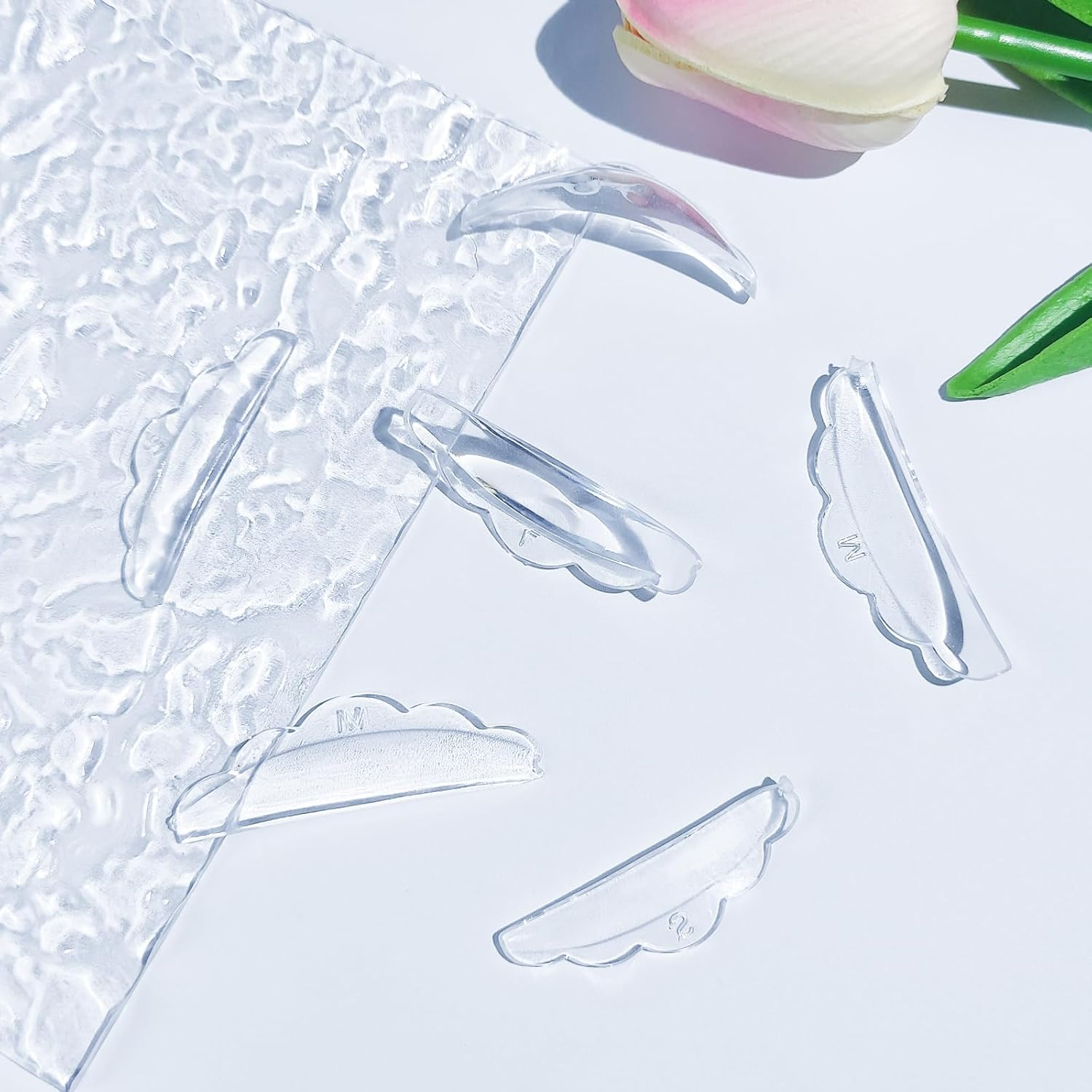 Libeauty Lash Lift Pads, 6 Pcs Self-Adhesive Shields for Lash Perm Kit Reusable Soft Eyelash Lifting Rod Makeup Beauty Tool image number 4