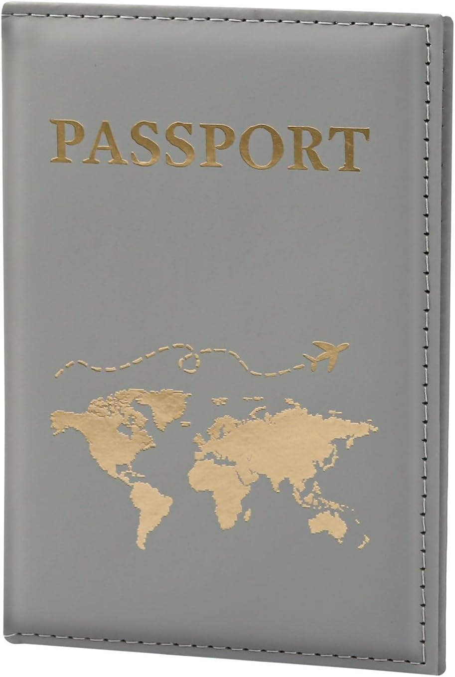 ILIYAH Passport Cover Waterproof Passport Holder Travel Accessories Passport Protector Women Premium PU Leather Minimalist Passport Holders(Black)