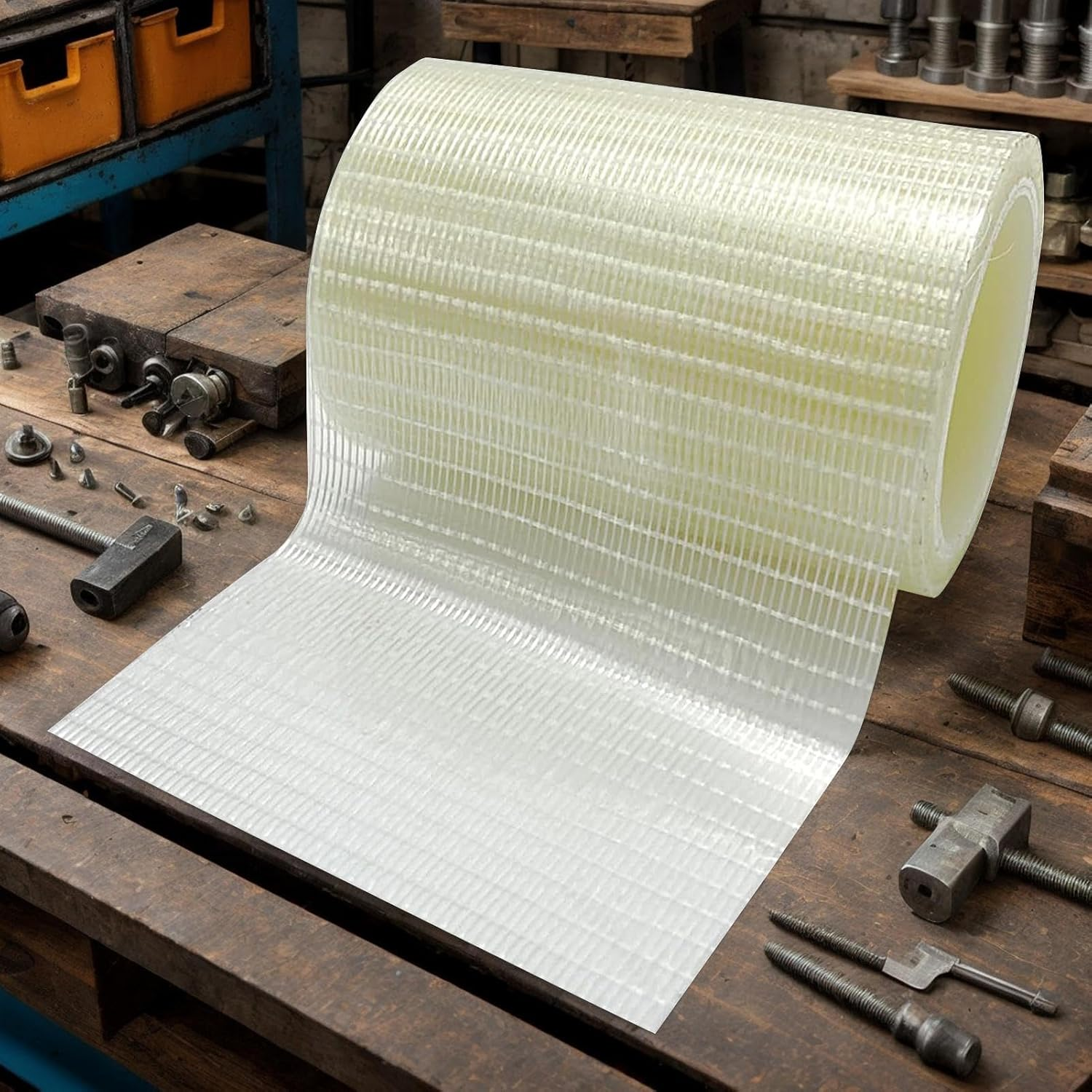 Awning Repair Tape &ndash; Clear Tarp Patch Tape, Waterproof Seal Strip | Wide Adhesive Fixing Kit for RV Awnings, Outdoor Canvas, Boat Covers, Tent, Hose Repairs, Camping Shelter Maintenance image number 2