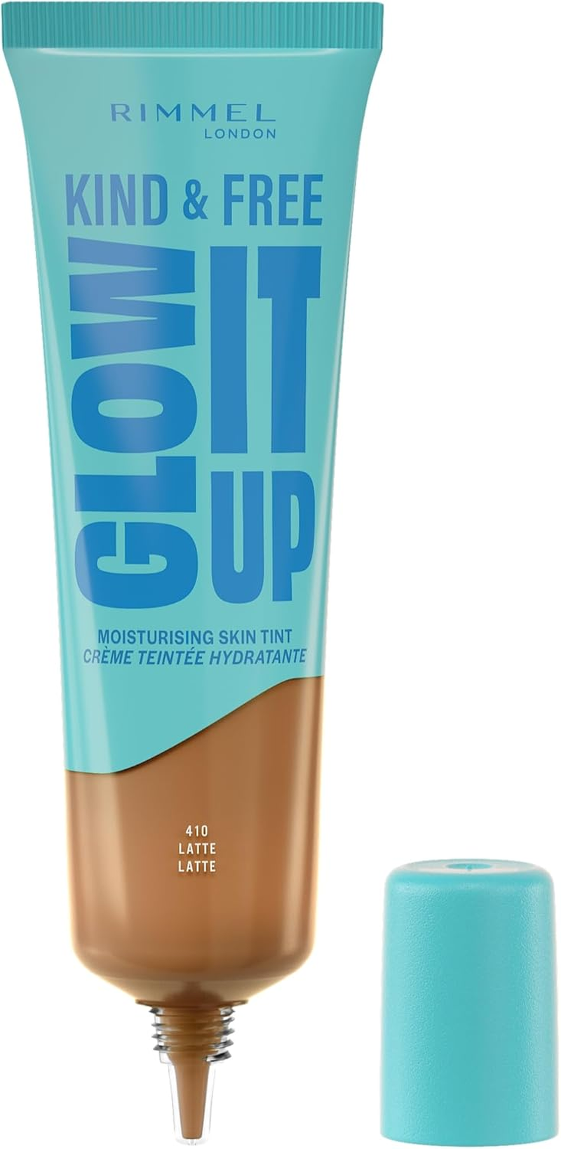 Rimmel London Kind and Free Glow It up Moisturising Skin Tint, 203 True Beige, 30 Ml