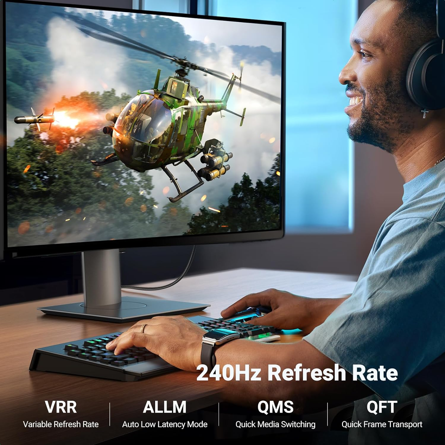 UGREEN 8K@60Hz Certified HDMI 2.1 Cable 2M 4K 240Hz Aluminum Case Support 48Gbps Dynamichdr HDCP Earc 3D Ethernet ARC Compatible with PS5/4 Xbox Series HDTV Projector image number 1