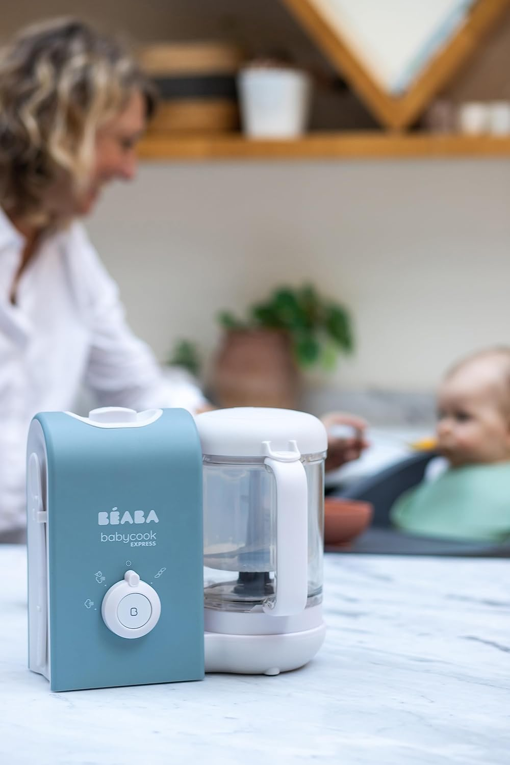 B&Eacute;ABA Babycook Express Baby Food Processors, Baltic Blue image number 4