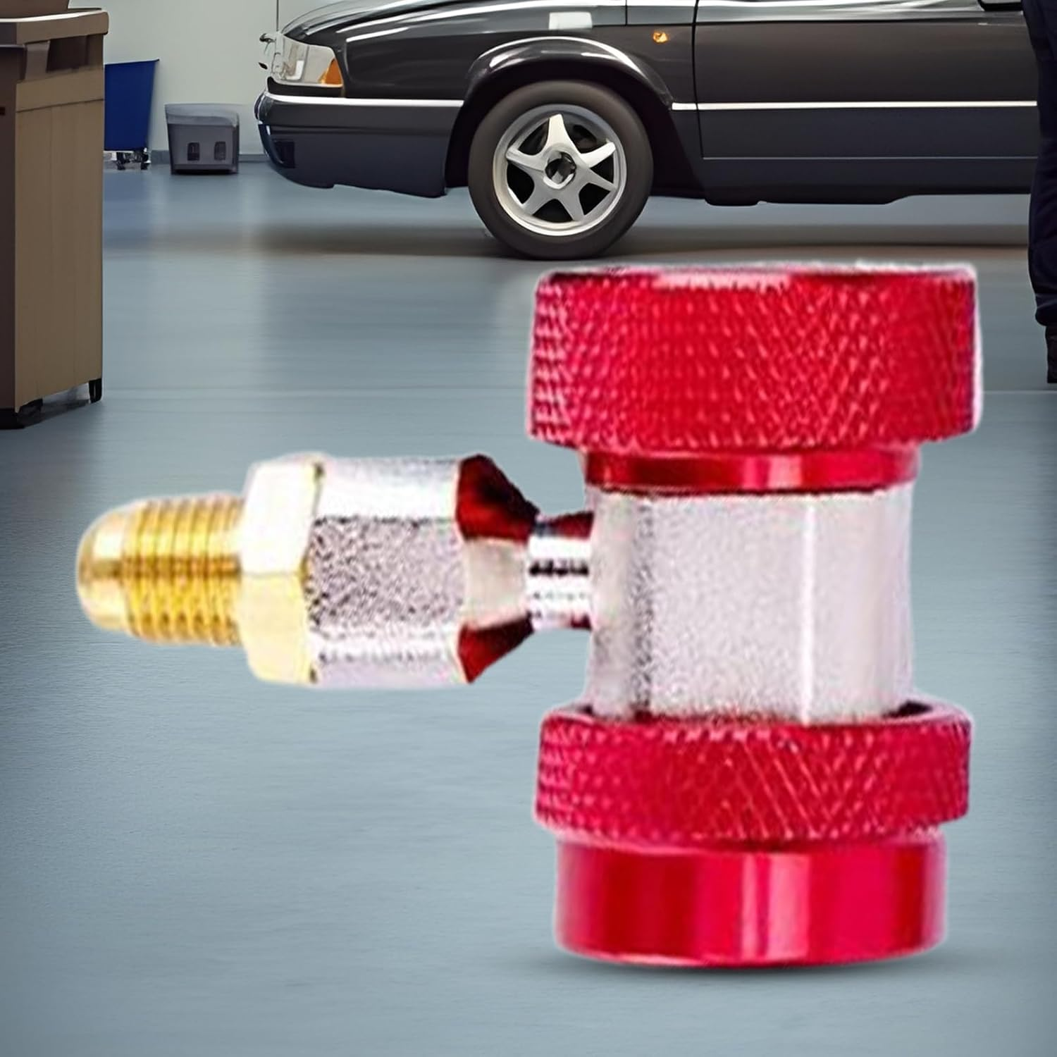 R134A Quick Coupler Adapters | Quick Connectors for Car AC Systems | Leak-Proof High Efficiency Precise Connector for Car Auto RV with Easy Installation and Performance - High Pressure image number 6